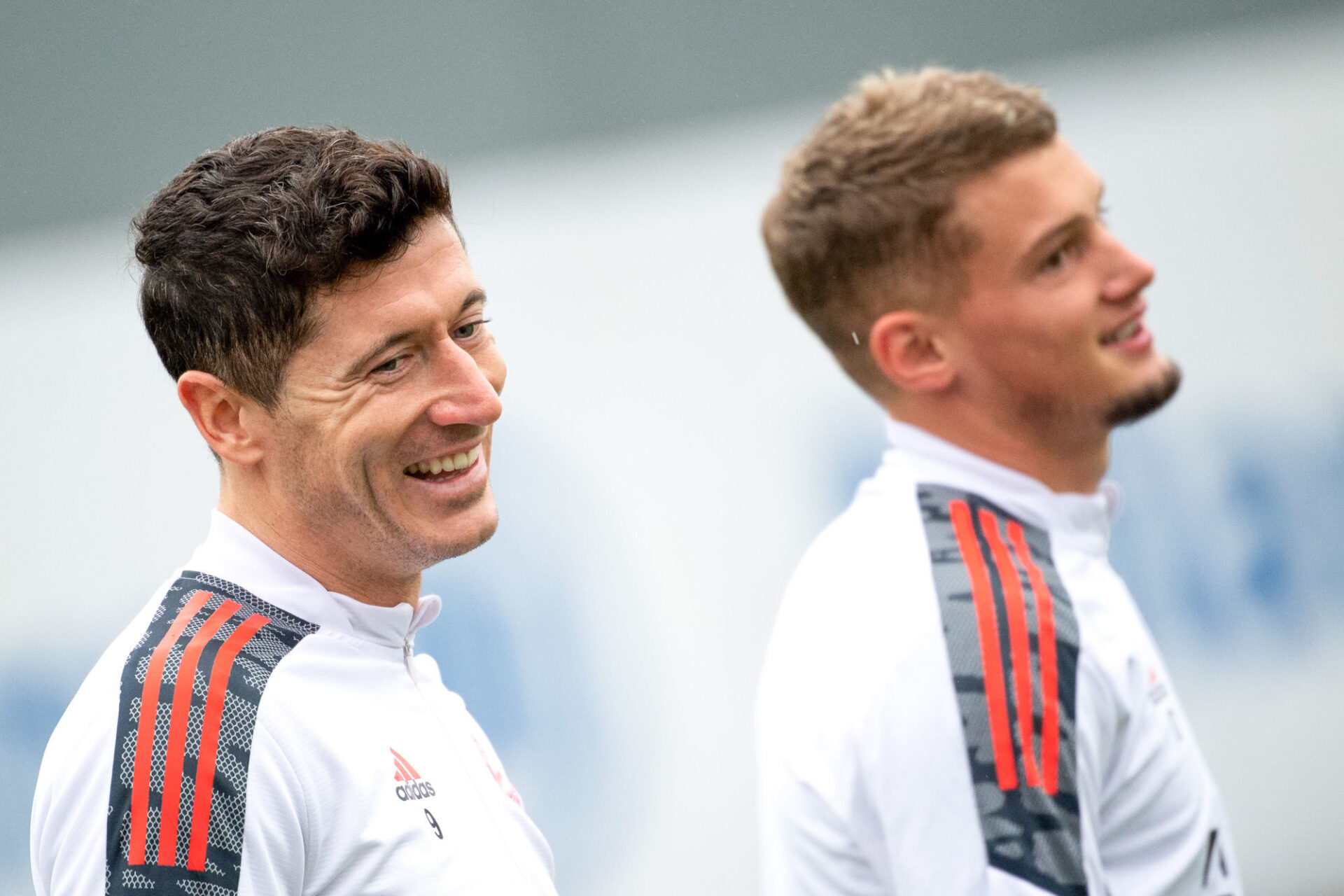 Cuisance &agrave; l'entra&icirc;nement avec Lewandowski. (Icon Sport)
