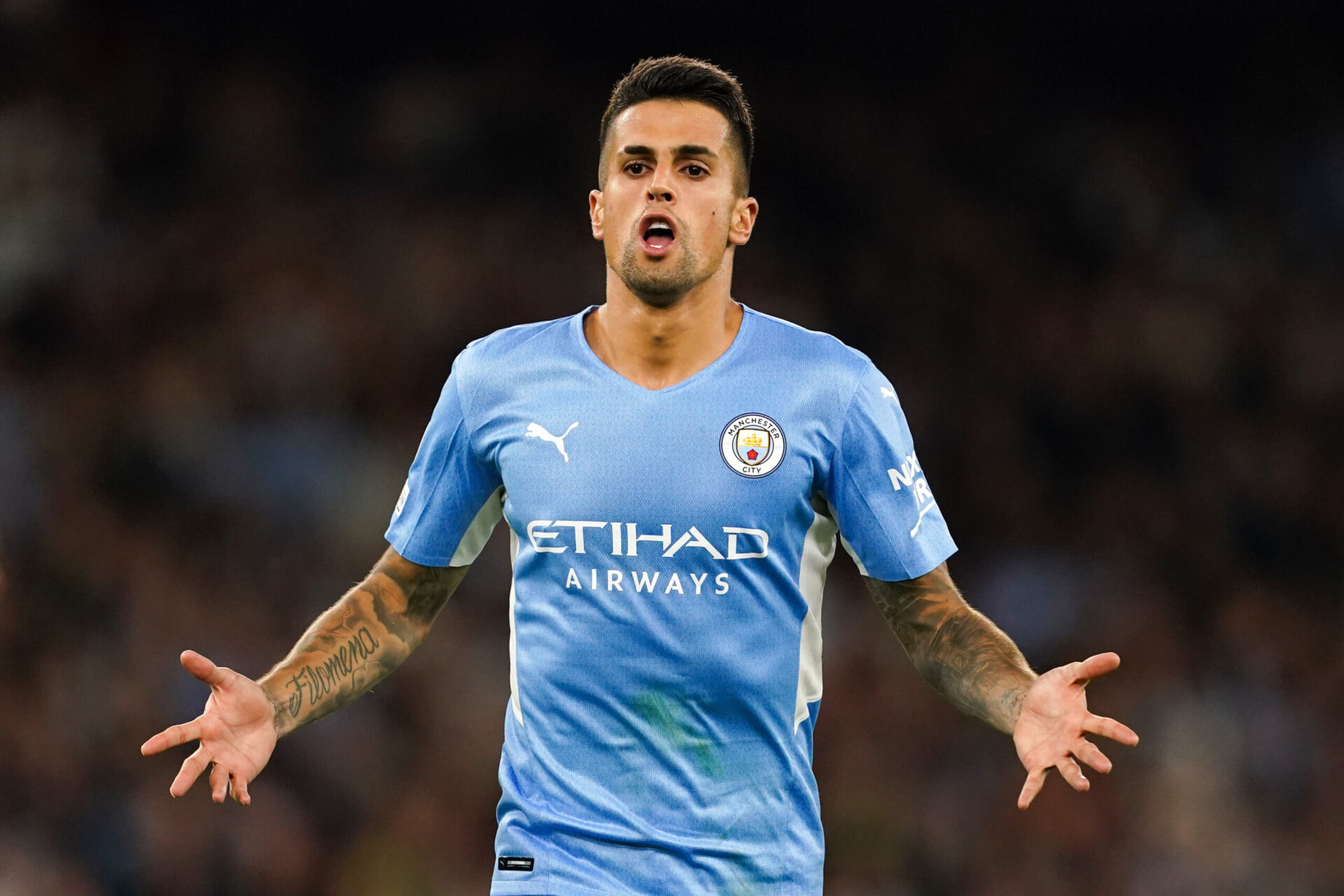 Joao Cancelo sous le maillot de Manchester City (iconsport)