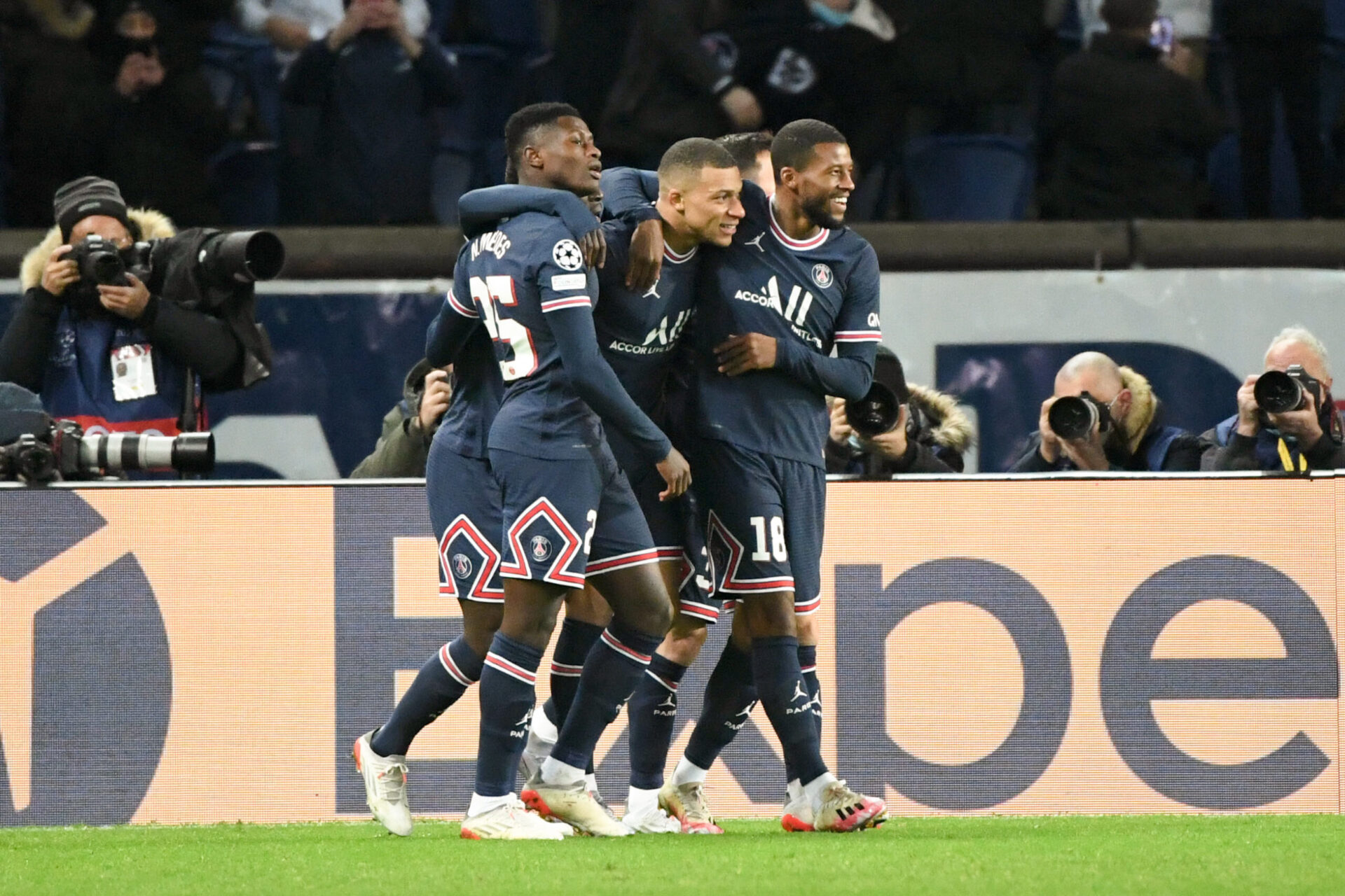 Le PSG s'est imposé 4-1 face à Bruges (iconsport) Le PSG s'est imposé 4-1 face à Bruges (iconsport)