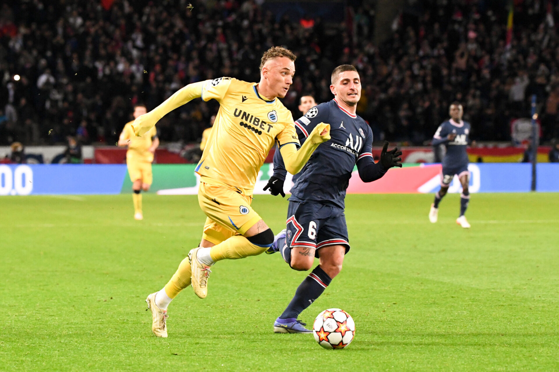 Le PSG s'est imposé 4-1 face à Bruges (iconsport) Le PSG s'est imposé 4-1 face à Bruges (iconsport)