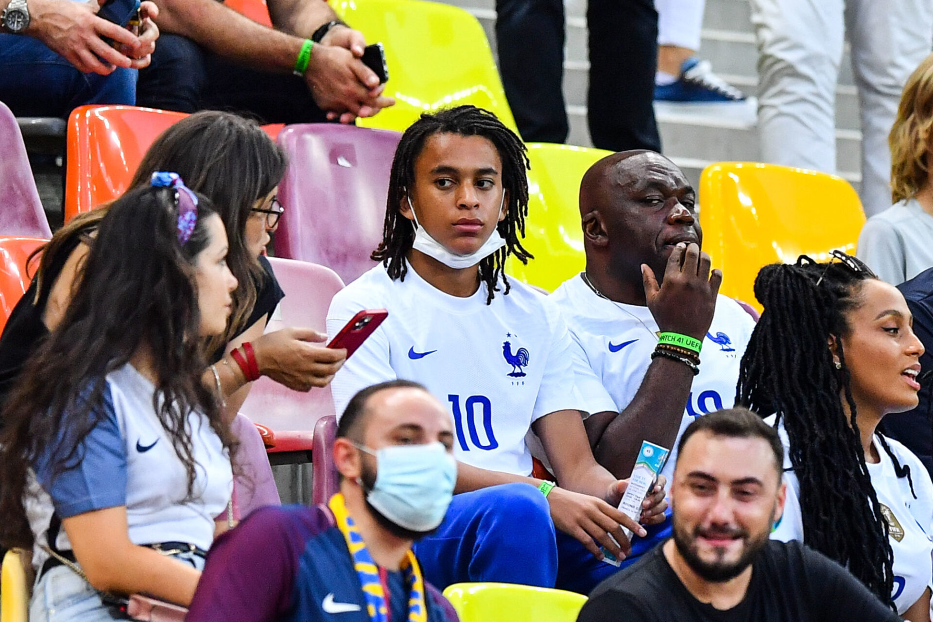 Ethan Mbapp&eacute; lors du huiti&egrave;me de finale de l'Euro des Bleus cet &eacute;t&eacute;. Icon Sport