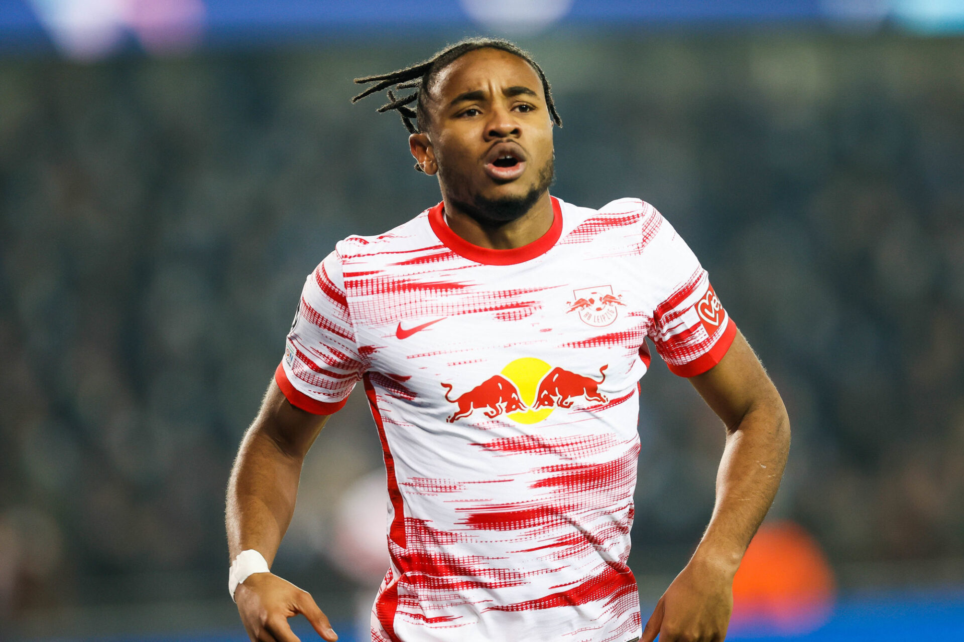 Nkunku marche sur l'eau cette saison avec Leipzig. / Icon Sport