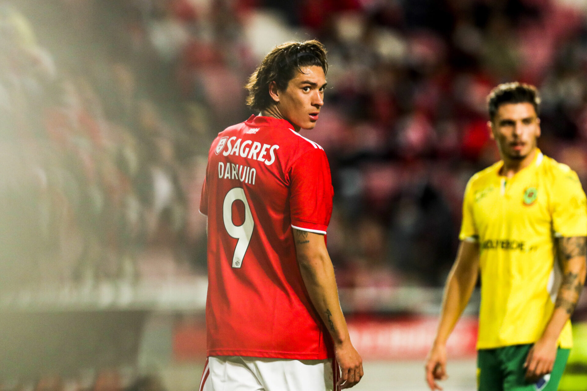 Darwin Nunez, l'attaquant de l'Uruguay, ici sous les couleurs de Benfica (iconsport)