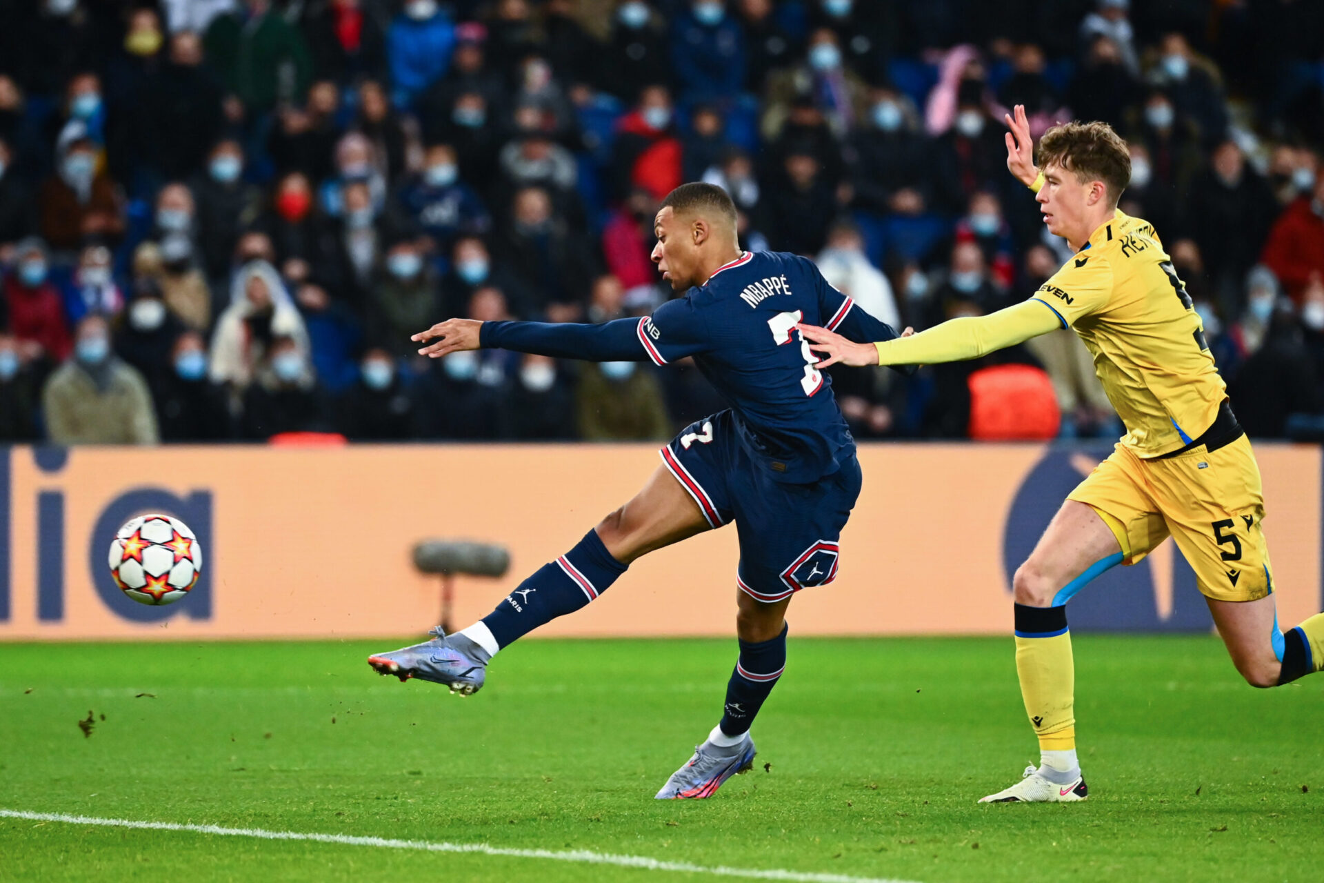 Kylian Mbapp&eacute;, auteur d'une excellente premi&egrave;re partie de saison avec son club du Paris Saint-Germain (IconSport)