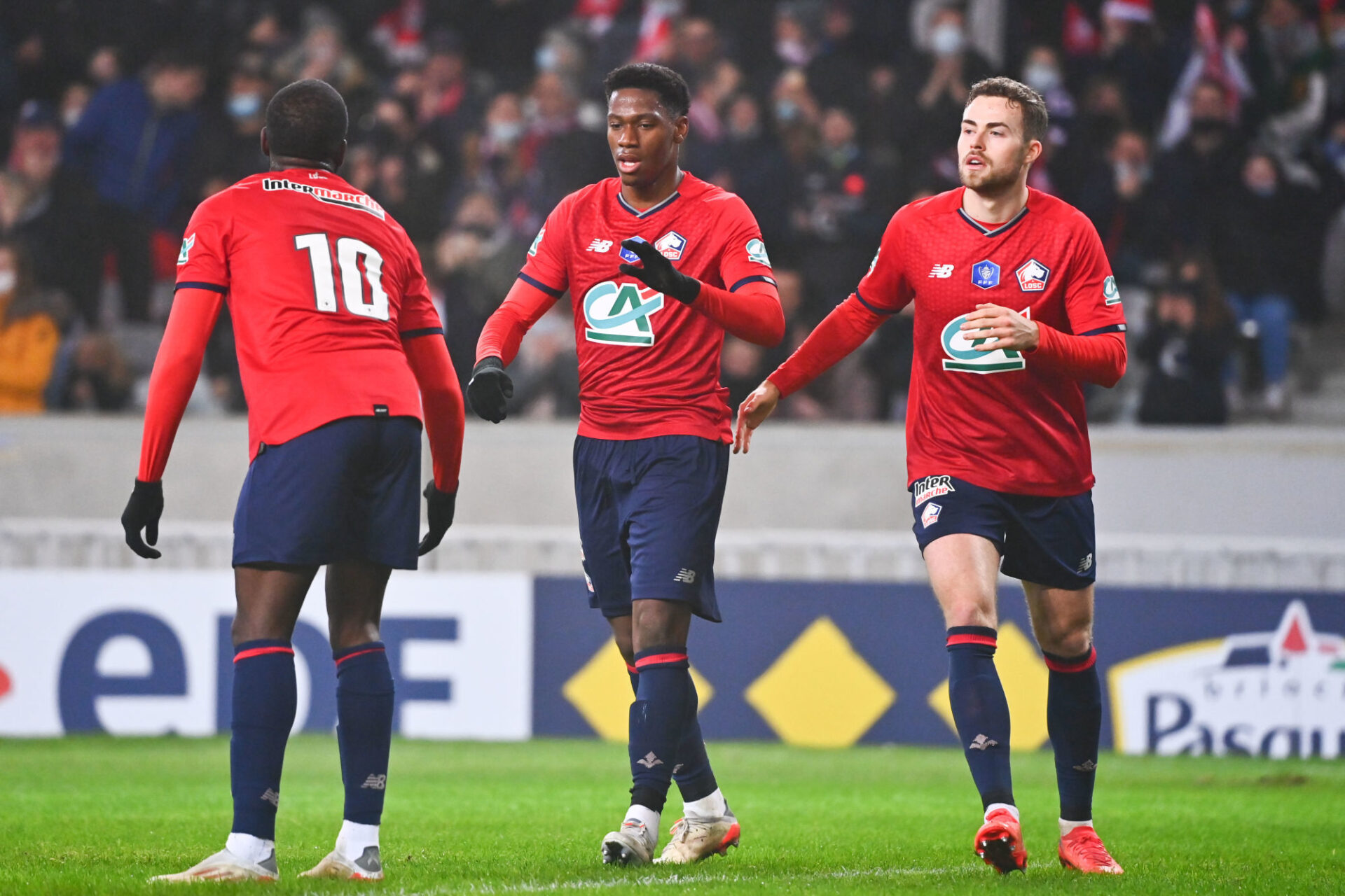 Jonathan David a marqu&eacute; pour le LOSC. Icon Sport
