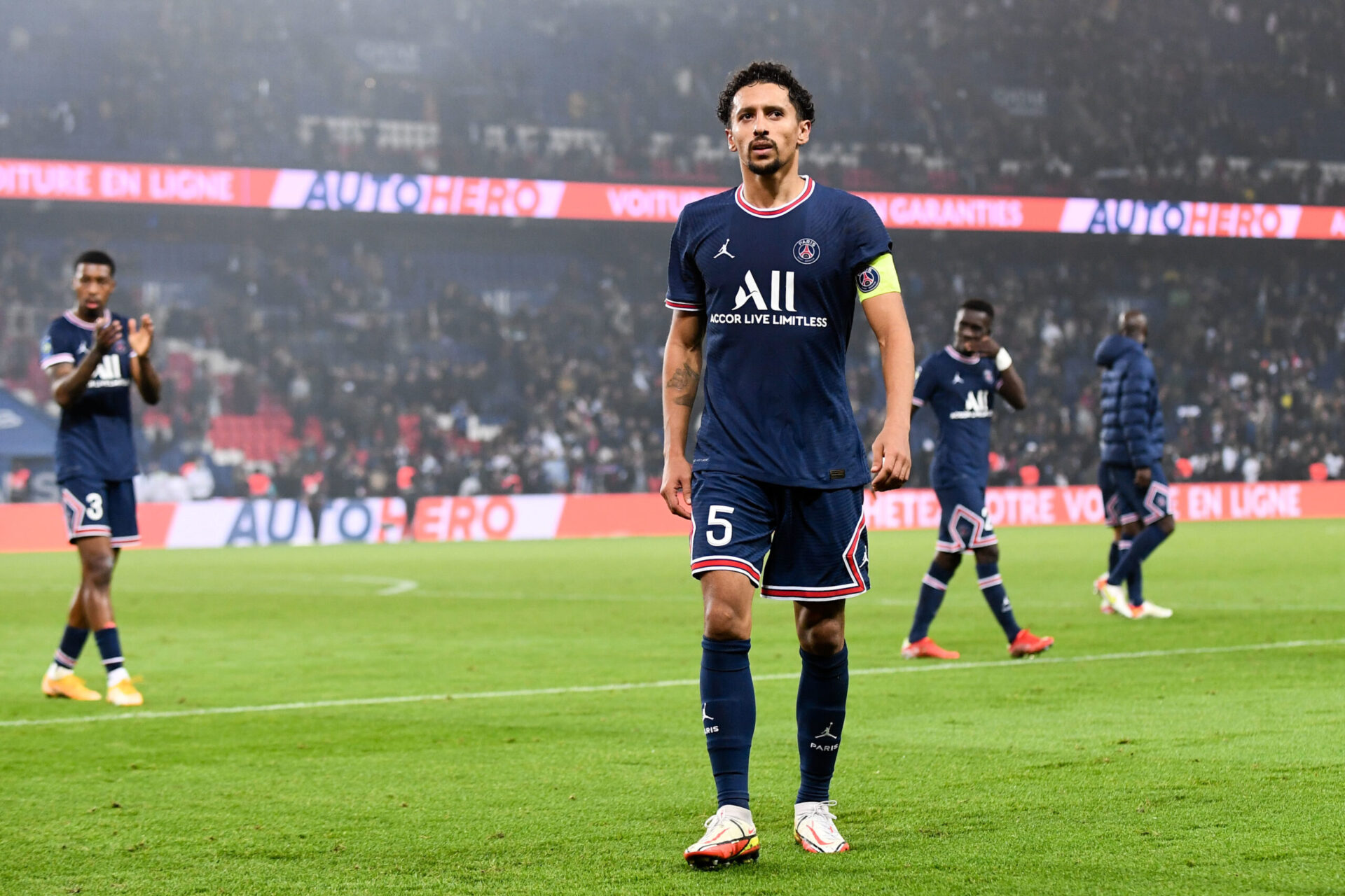 Marquinhos sous le maillot du Paris Saint-Germain (IconSport)