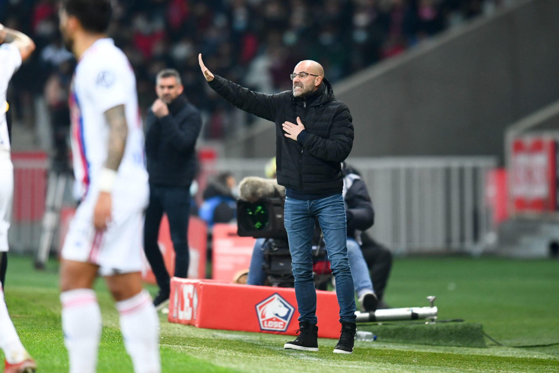 Peter Bosz sur le banc lyonnais (iconsport)