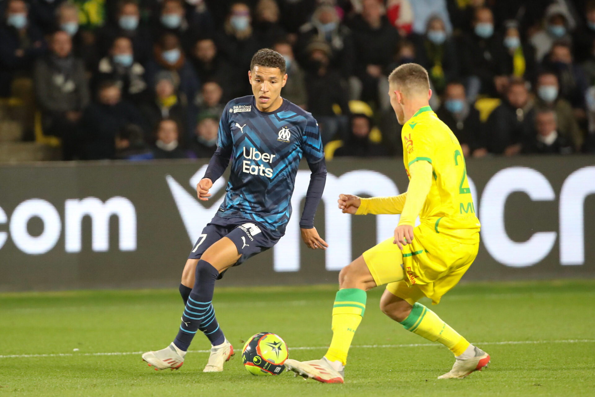 Contre Nantes, Boubacar Kamara a fait son retour dans le onze de l'Olympique de Marseille. Icon Sport