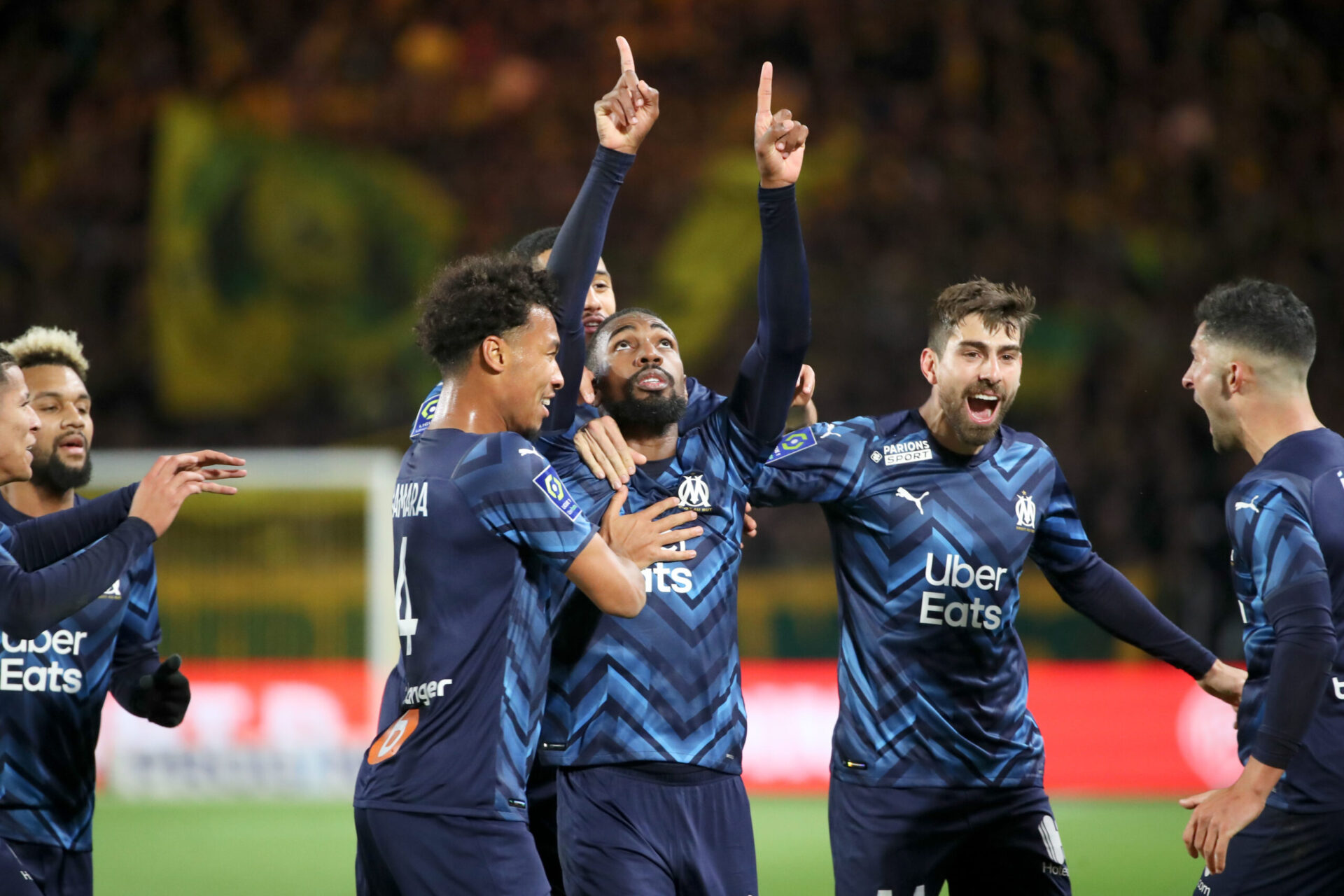 Gerson, auteur de l'unique but de la rencontre hier soir, mercredi 1 d&eacute;cembre 2021, &agrave; Nantes (IconSport)