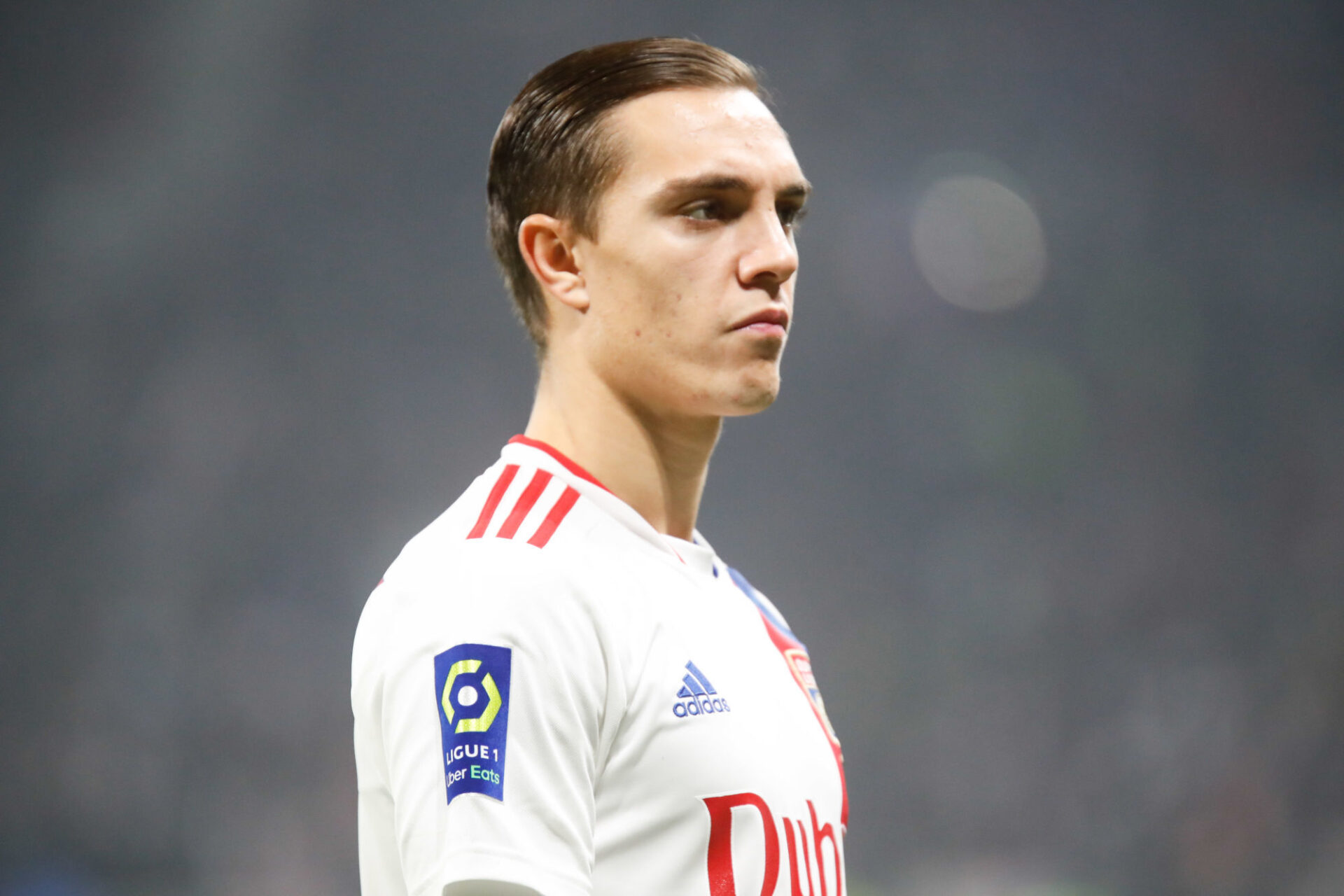 Maxence Caqueret, le milieu de l'OL. Icon Sport