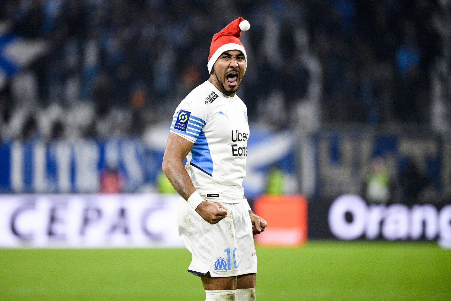 Raymond Domenech affiche toujours une mine r&eacute;jouie, mais il n'y a pas vraiment de quoi avoir le sourire... Icon Sport