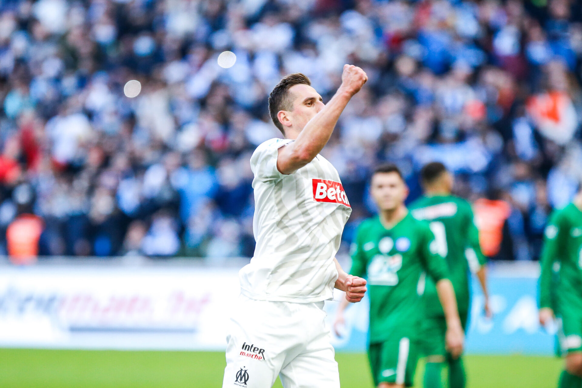 Arkadiusz Milik, auteur d'un tripl&eacute; pour l'OM (iconsport)