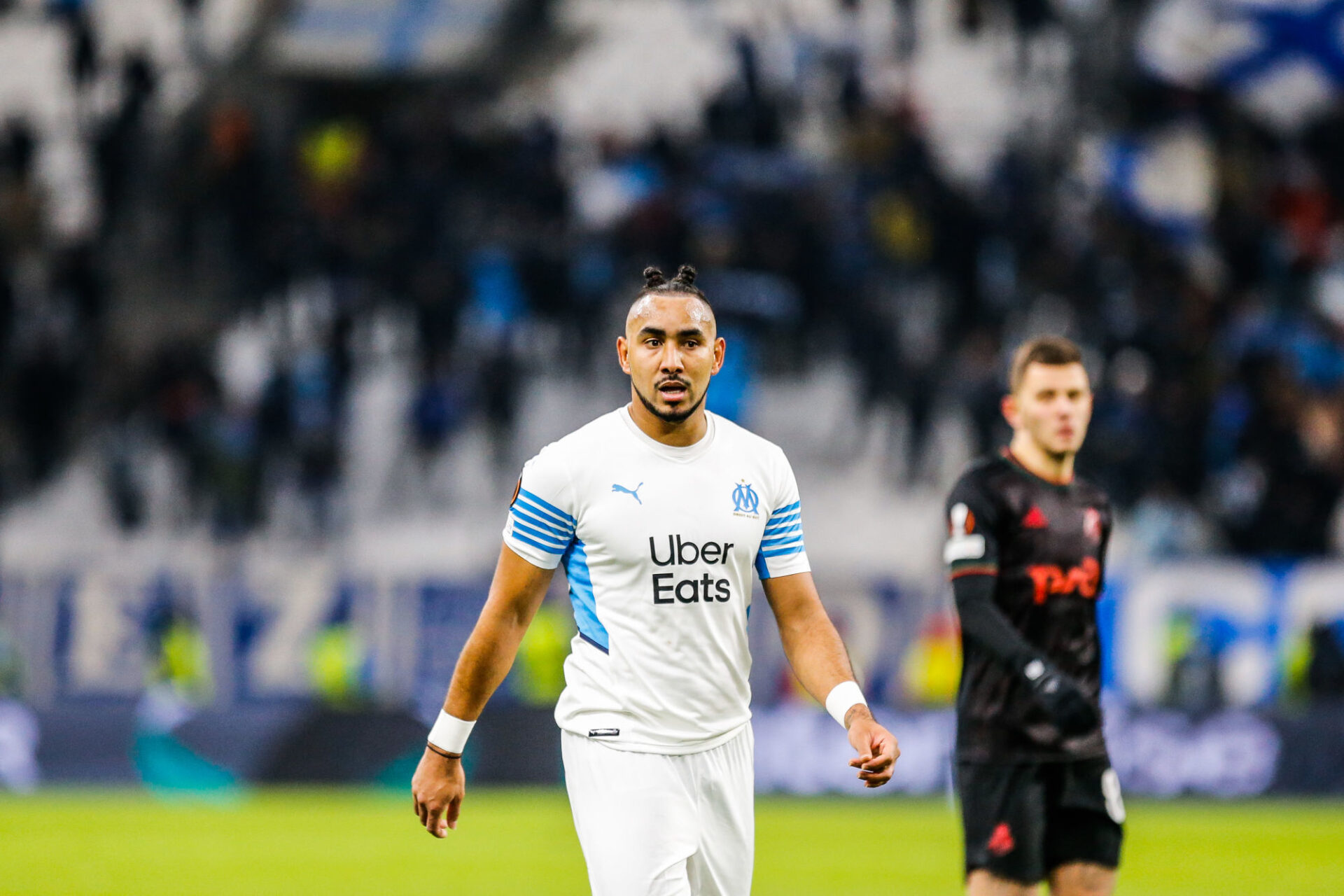 Kylian Mbapp&eacute; aura au moins crois&eacute; son futur co&eacute;quipier Karim Benzema lors des huiti&egrave;mes de finale de Ligue des champions... Icon Sport