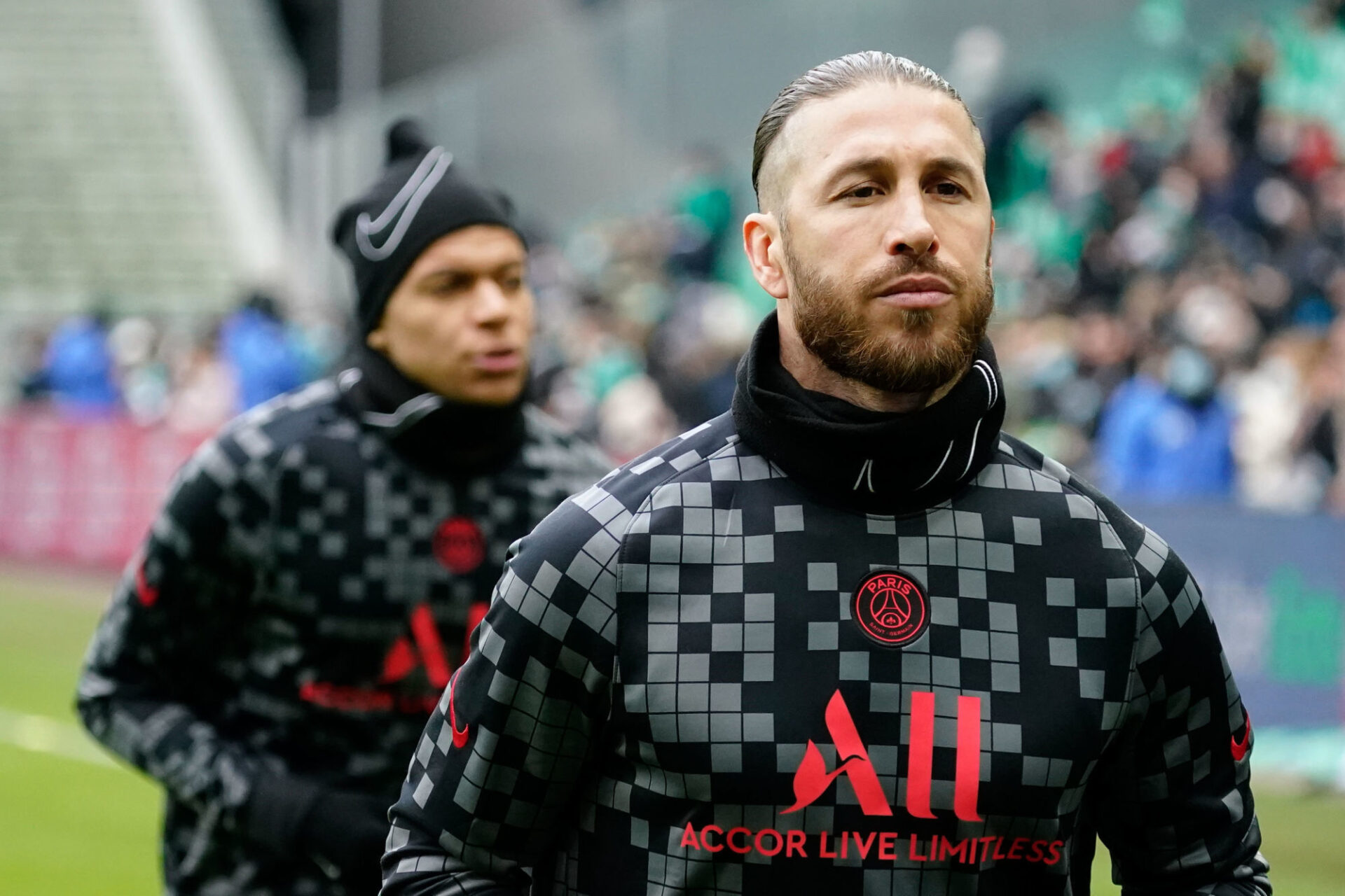 Sergio Ramos est forfait contre Lens. Icon Sport
