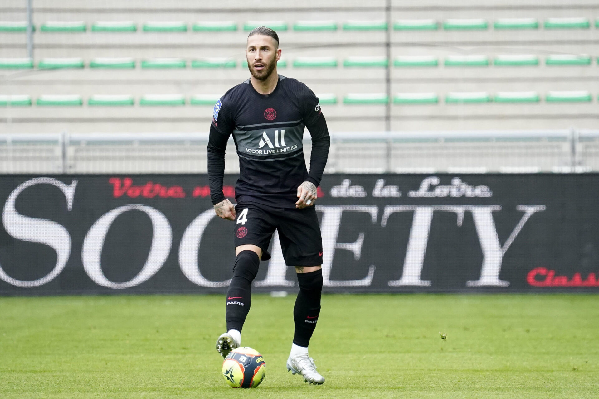 Pochettino a expliqué que Sergio Ramos pourrait profiter de la Coupe de France pour retrouver les terrains avec le PSG (iconsport) Pochettino a expliqué que Sergio Ramos pourrait profiter de la Coupe de France pour retrouver les terrains avec le PSG (iconsport)