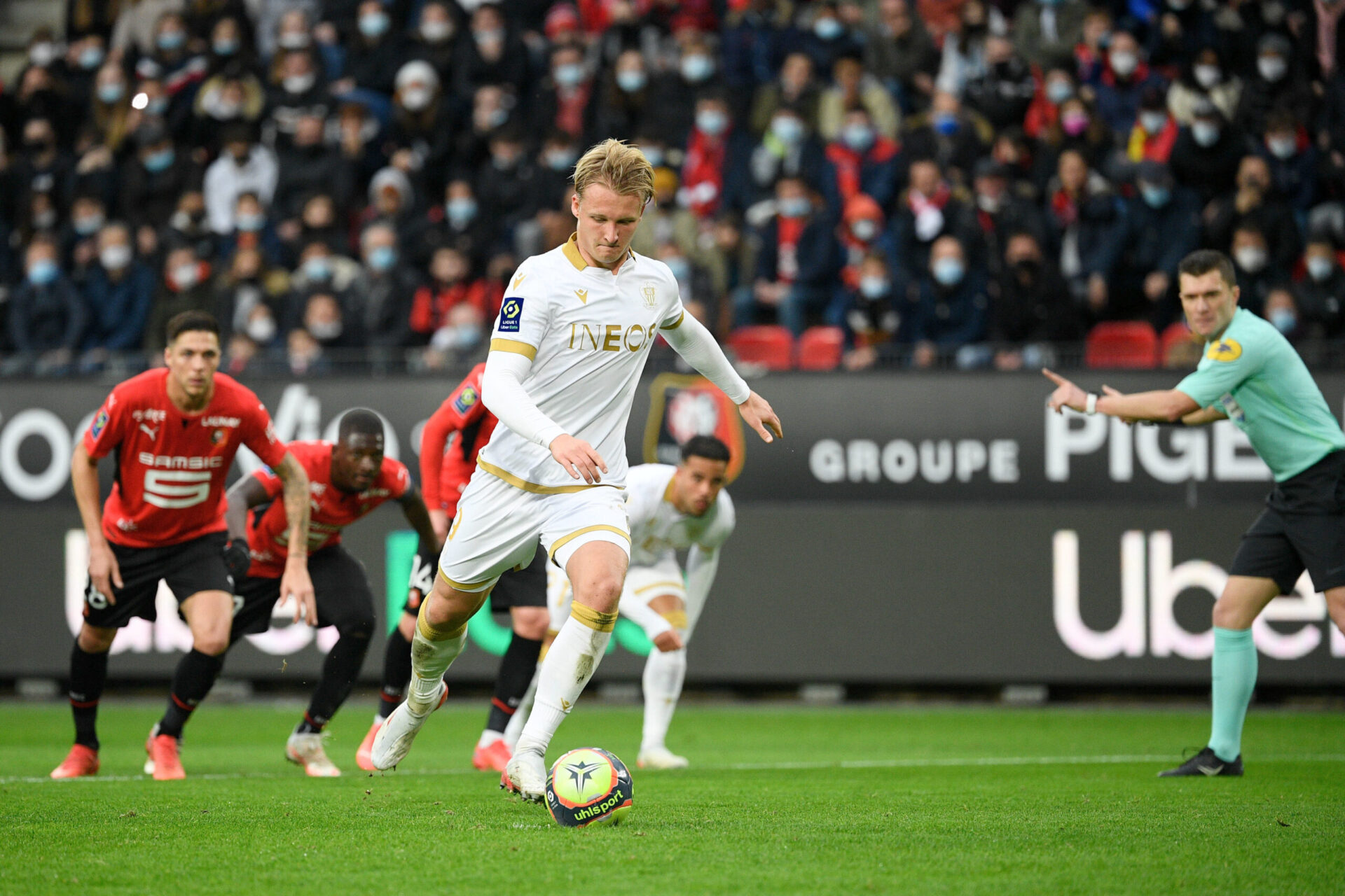 Dolberg face au Stade Rennais (Icon Sport)