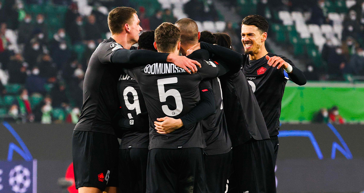 En gagnant &agrave; Wolfsburg, le LOSC s'est qualifi&eacute; pour la deuxi&egrave;me phase finale de Ligue des champions de son histoire (iconsport)