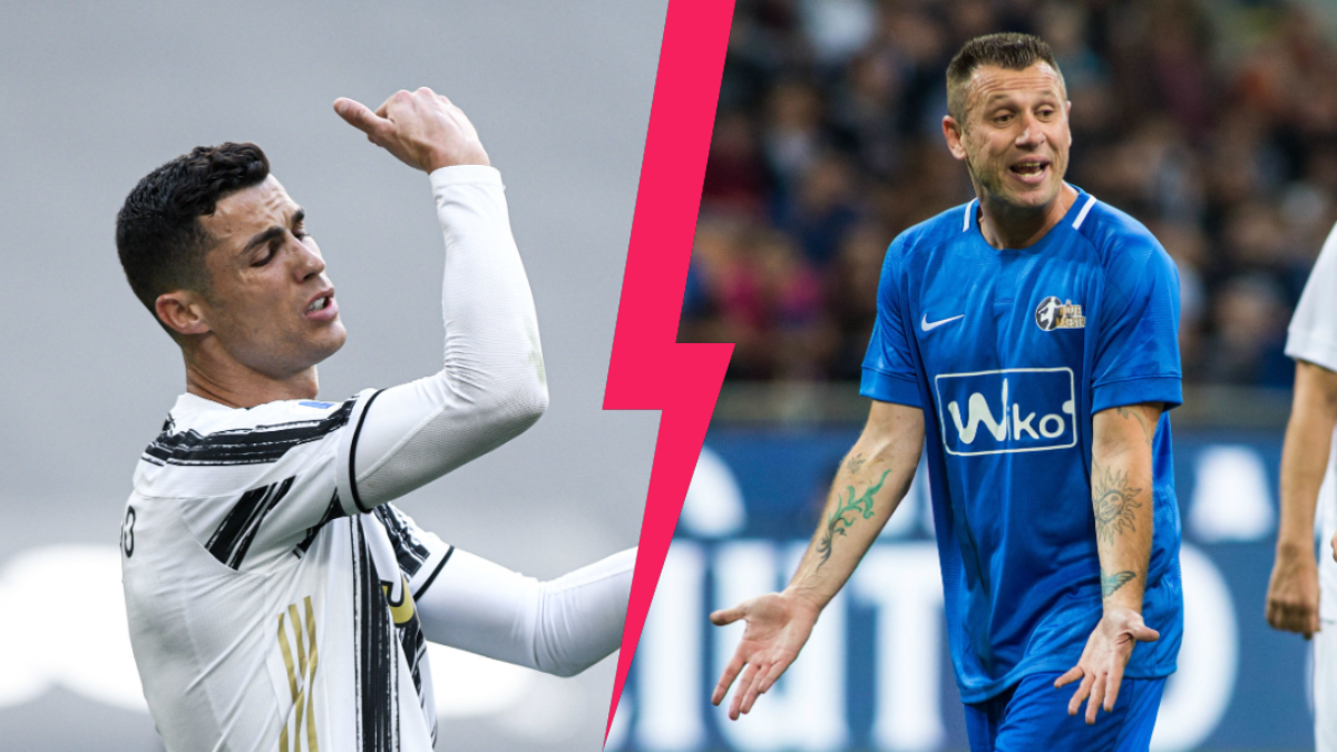 Cristiano Ronaldo &eacute;tait l'une des cibles favorites d'Antonio Cassano. Icon Sport