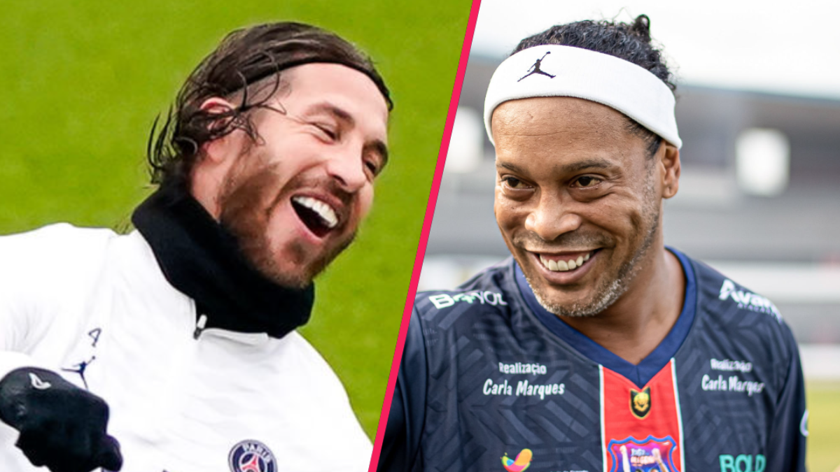 Sergio Ramos a rendu hommage à Ronaldinho. Icon Sport