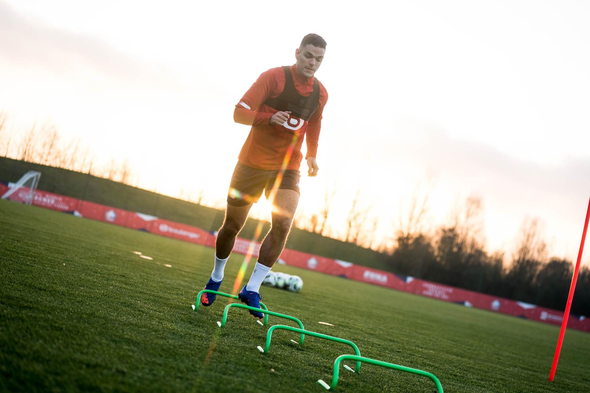 Hatem Ben Arfa, sous ses nouvelles couleurs lilloises. LOSC