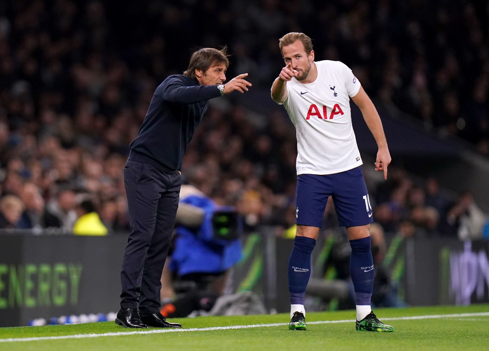 Harry Kane a toute la confiance d'Antonio Conte, coach de Tottenham. (Icon Sport)