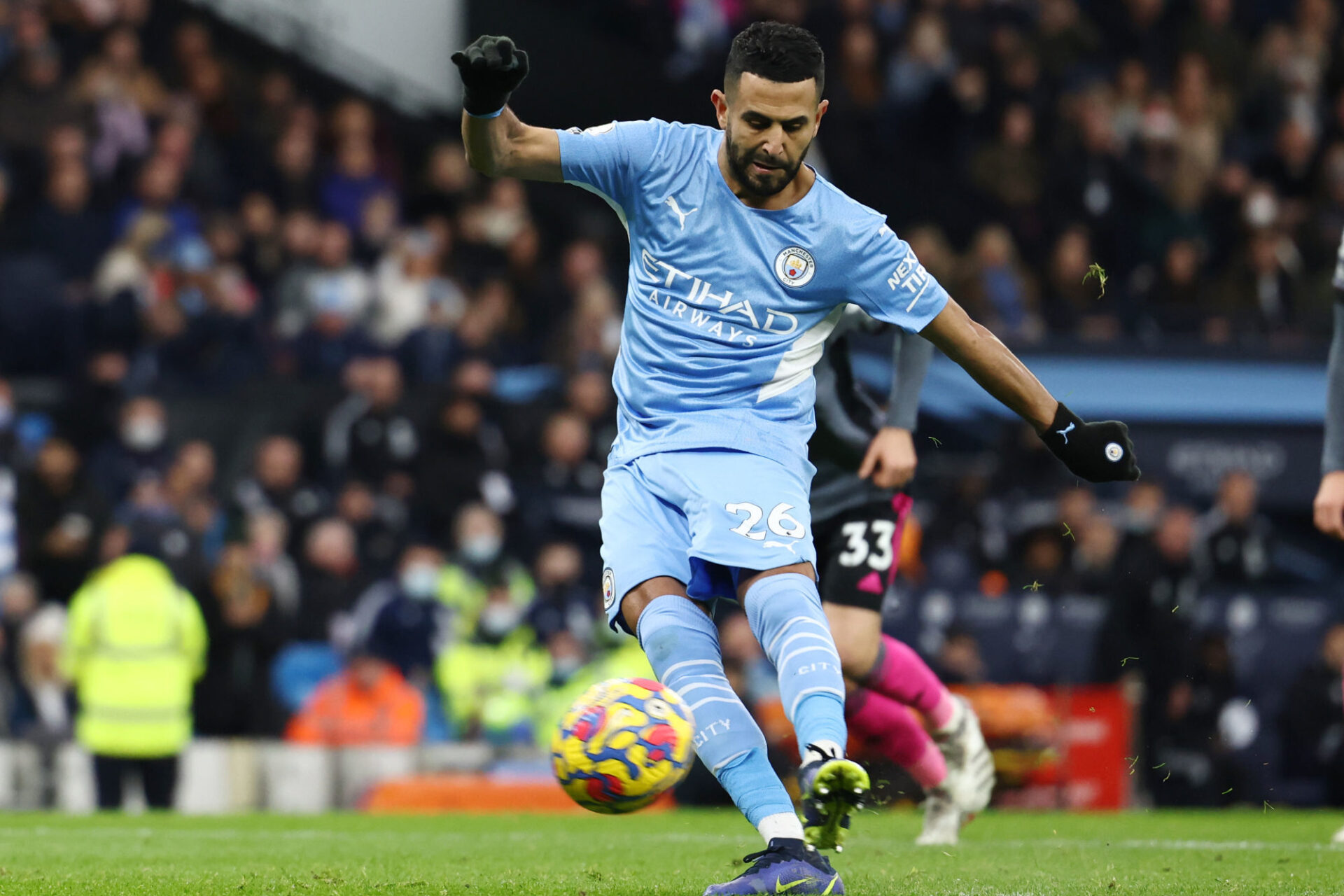 Mahrez est en pleine forme avec Manchester City ! / Icon Sport