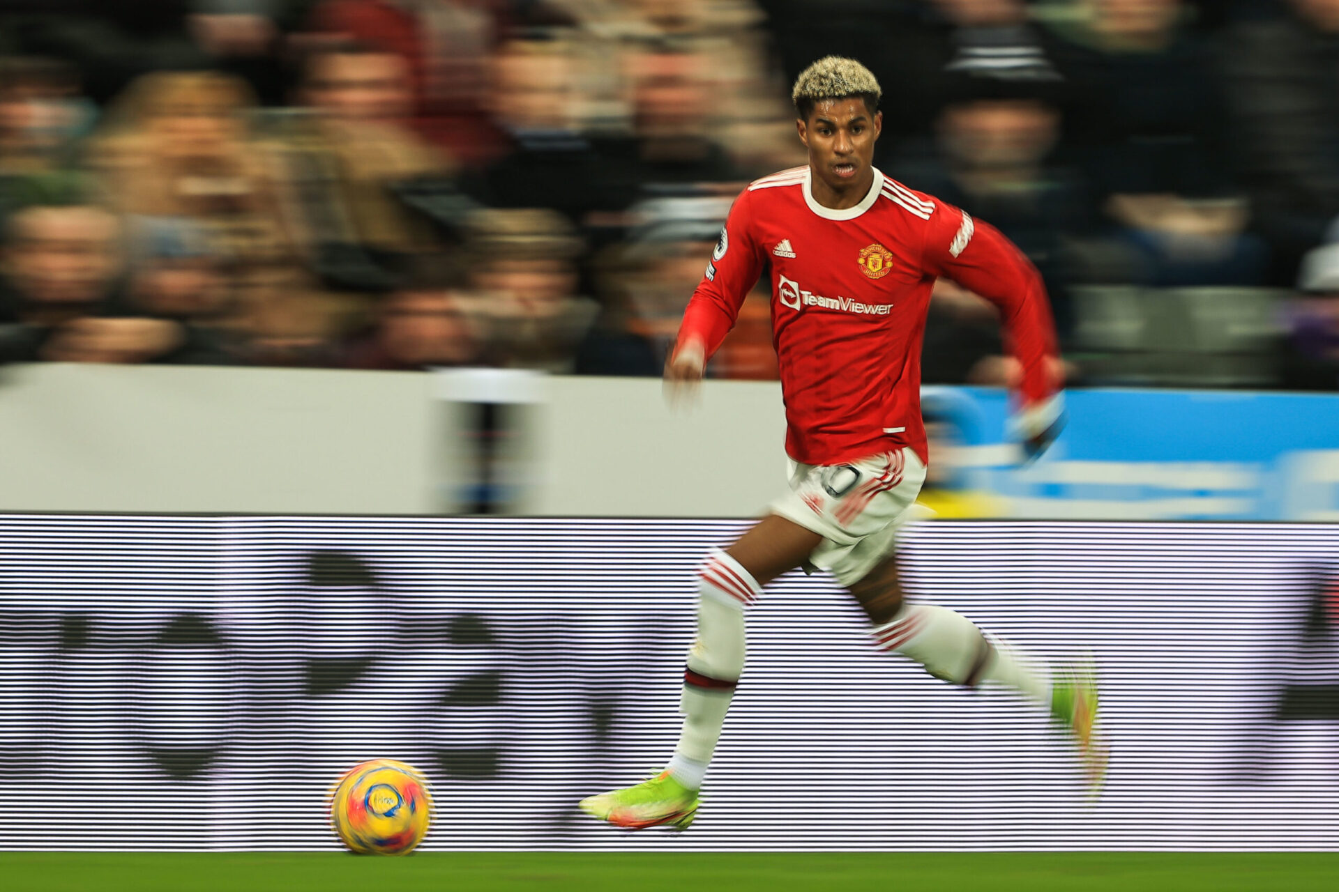 Marcus Rashford n'a inscrit que trois petits buts cette saison avec Manchester United. Icon Sport