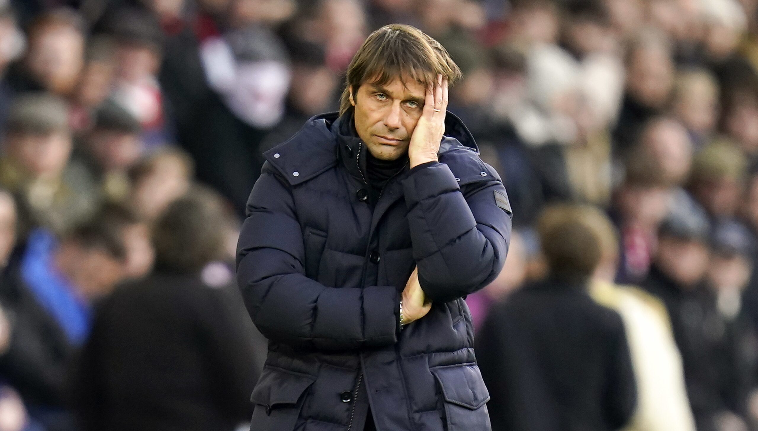 Après la défaite de Tottenham face à Chelsea, Conte a encore été franc sur le niveau de ses joueurs (iconsport)