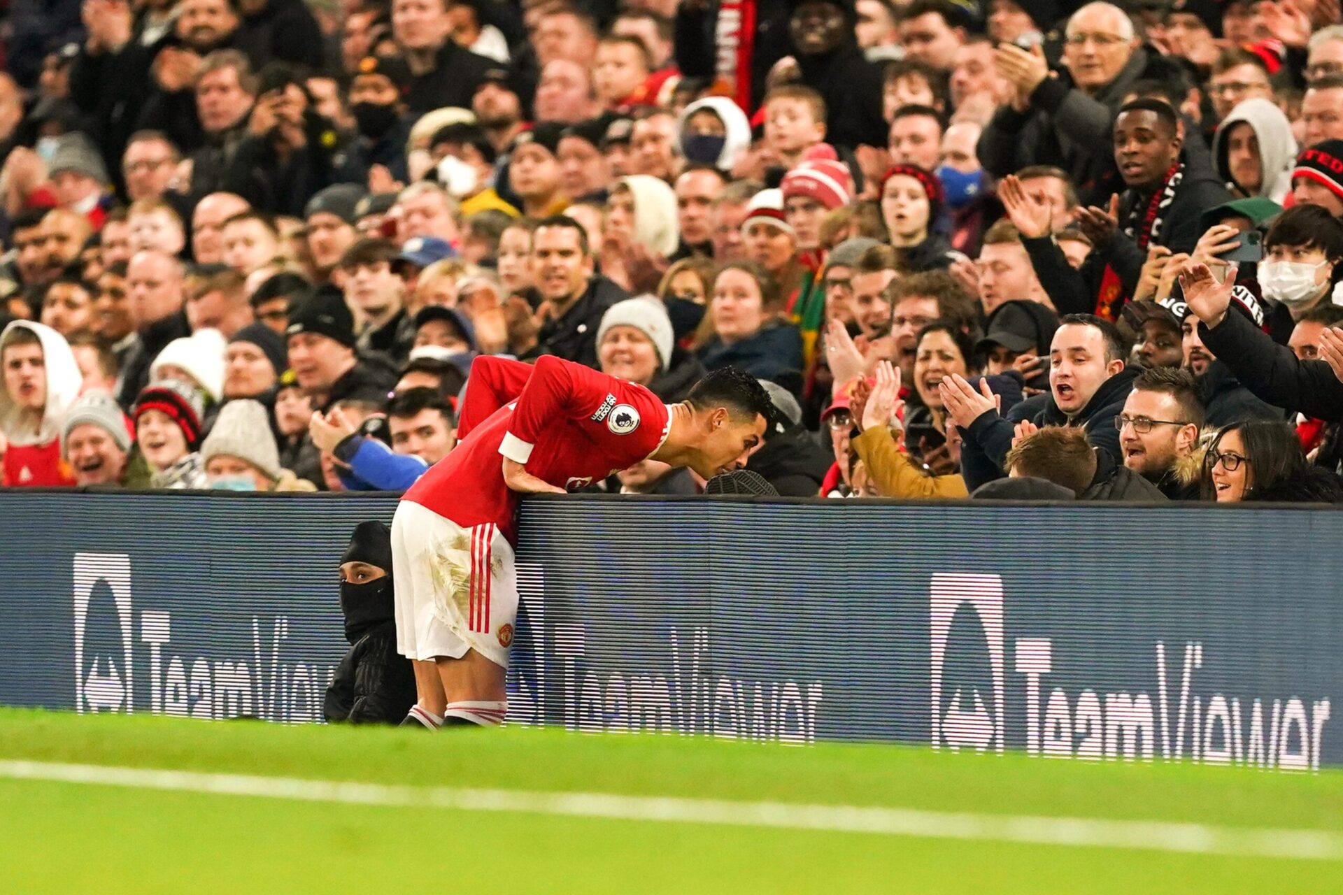 La relation entre Ralf Rangnick et Cristiano Ronaldo n'est pas optimale, selon la presse britannique. Icon Sport