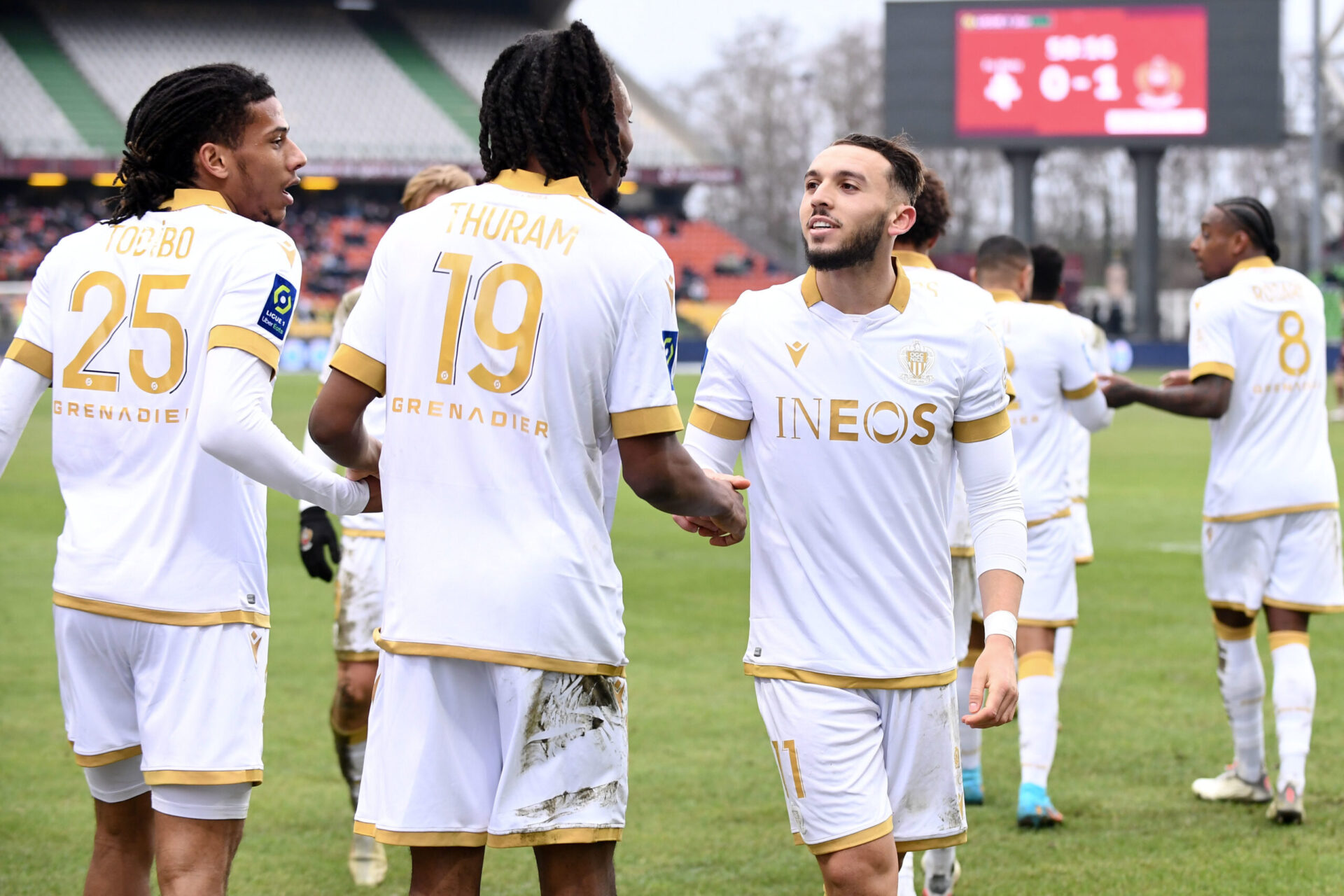 Amine Gouiri, encore d&eacute;cisif avec l'OGC Nice contre le FC Metz. Icon Sport