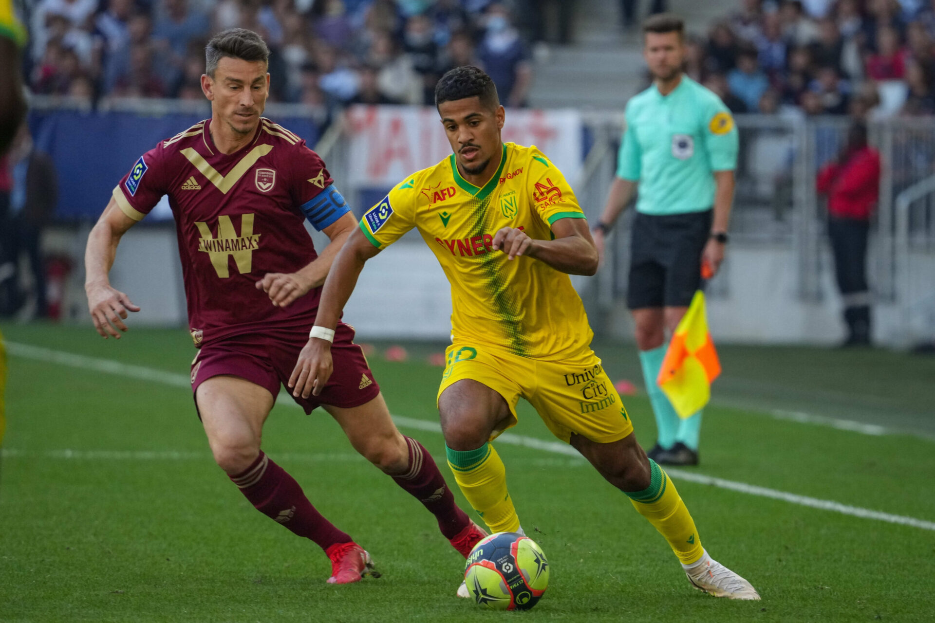 Laurent Koscielny, lors du match des 140 ans des Girondins de Bordeaux, face à Nantes. Icon Sport Laurent Koscielny, lors du match des 140 ans des Girondins de Bordeaux, face à Nantes. Icon Sport