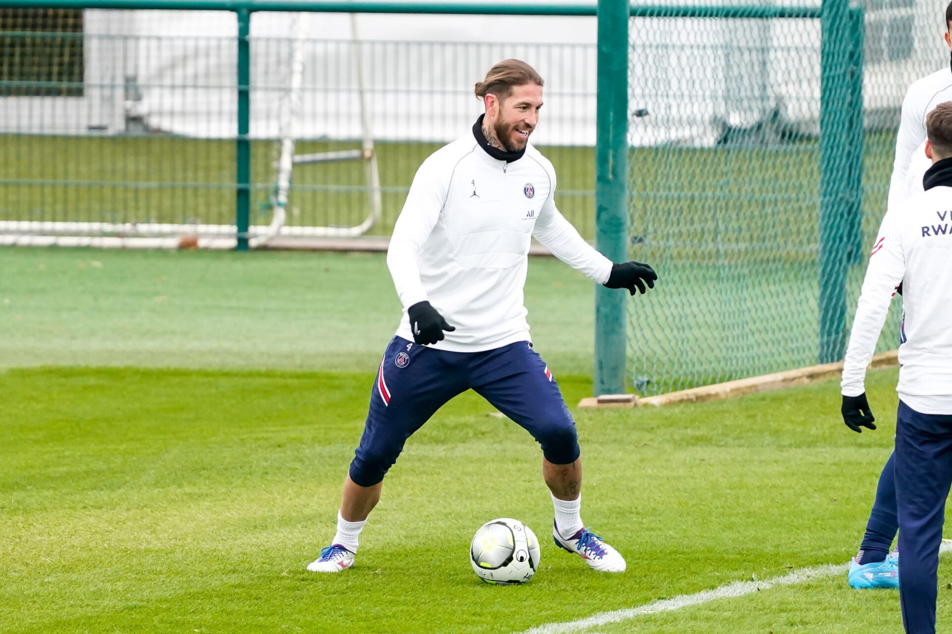 Sergio Ramos à l'entraînement avec le PSG (Photo by Hugo Pfeiffer/Icon Sport) Sergio Ramos à l'entraînement avec le PSG (Photo by Hugo Pfeiffer/Icon Sport)