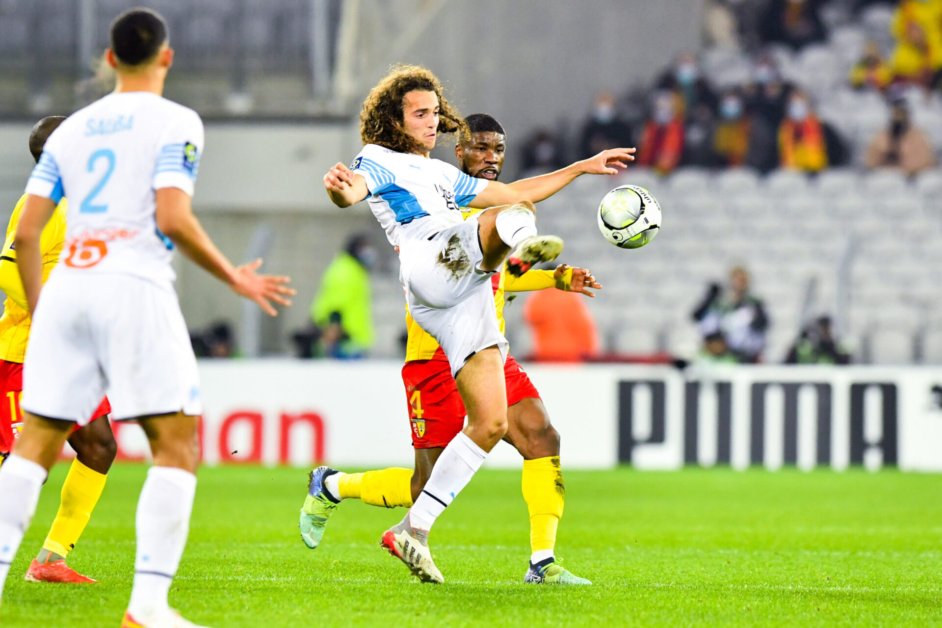 Matt&eacute;o Guendouzi a brill&eacute; lors de Lens - Marseille (iconsport)