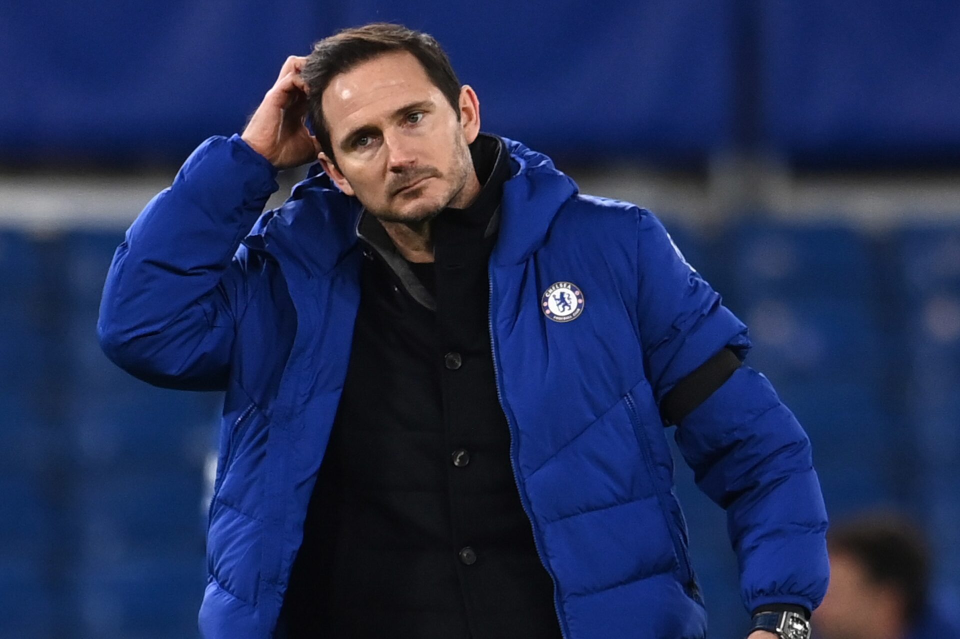 Frank Lampard lors de son passage sur le banc de Chelsea (Icon Sport) Frank Lampard lors de son passage sur le banc de Chelsea (Icon Sport)