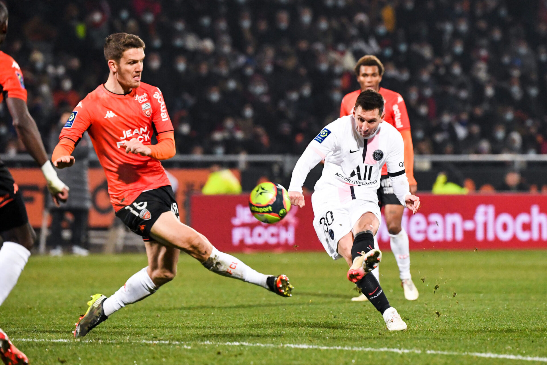 Lionel Messi, face à Lorient au Moustoir le 22 décembre 2021. Icon Sport Lionel Messi, face à Lorient au Moustoir le 22 décembre 2021. Icon Sport