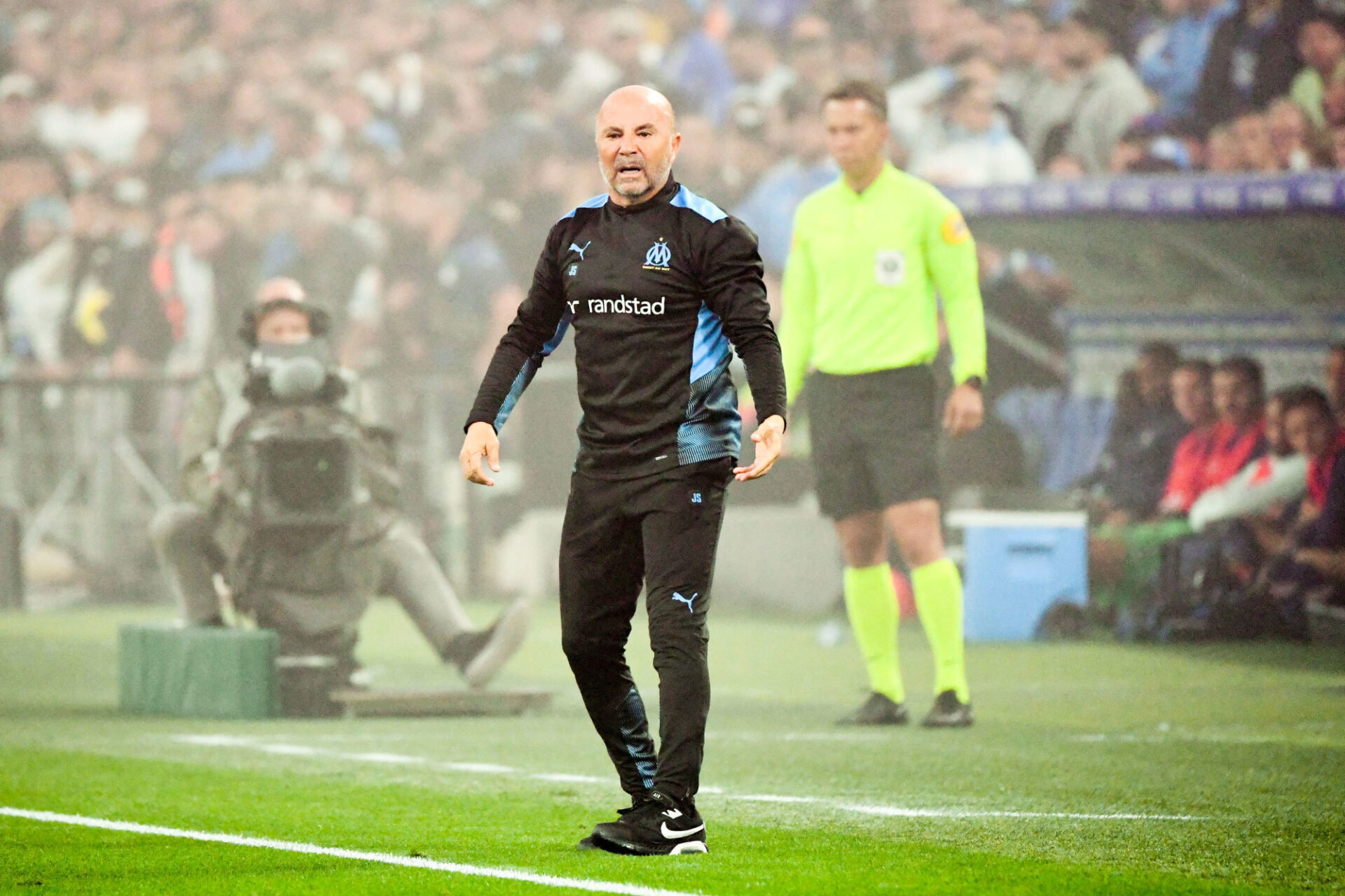 Jorge Sampaoli, l'entra&icirc;neur de l'OM. Icon Sport