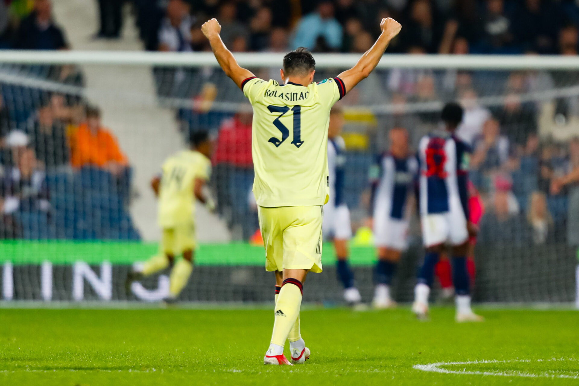 Sead Kolasinac, sous les couleurs d'Arsenal, en League Cup. Icon Sport