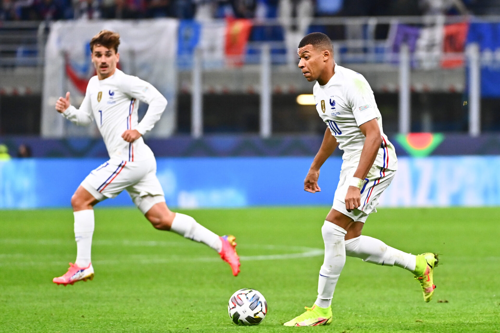 Le couple bolivien fan d'Antoine Griezmann et de Kylian Mbapp&eacute; / Icon Sport