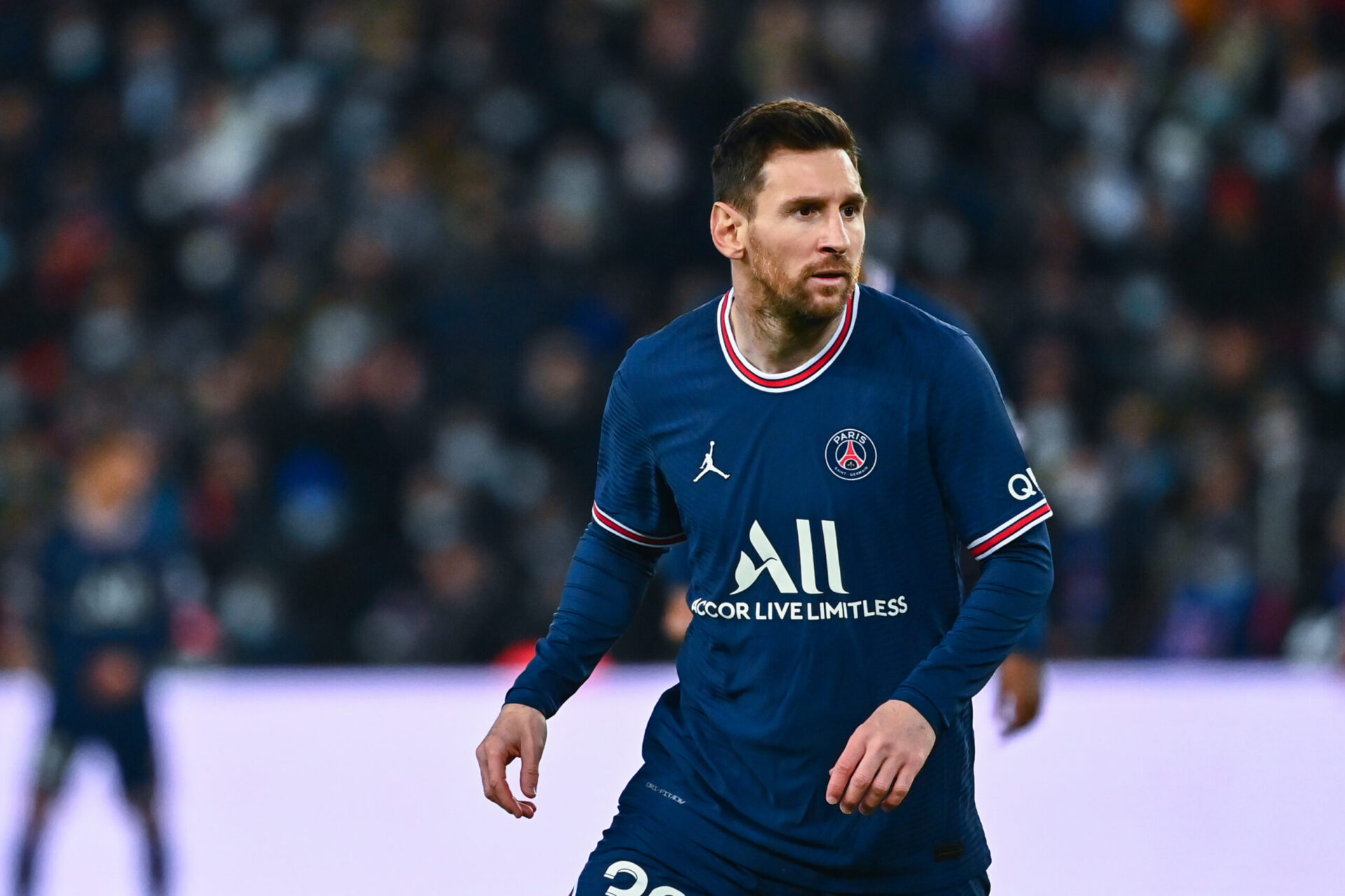 Lionel Messi sous le maillot du Paris Saint-Germain (IconSport)