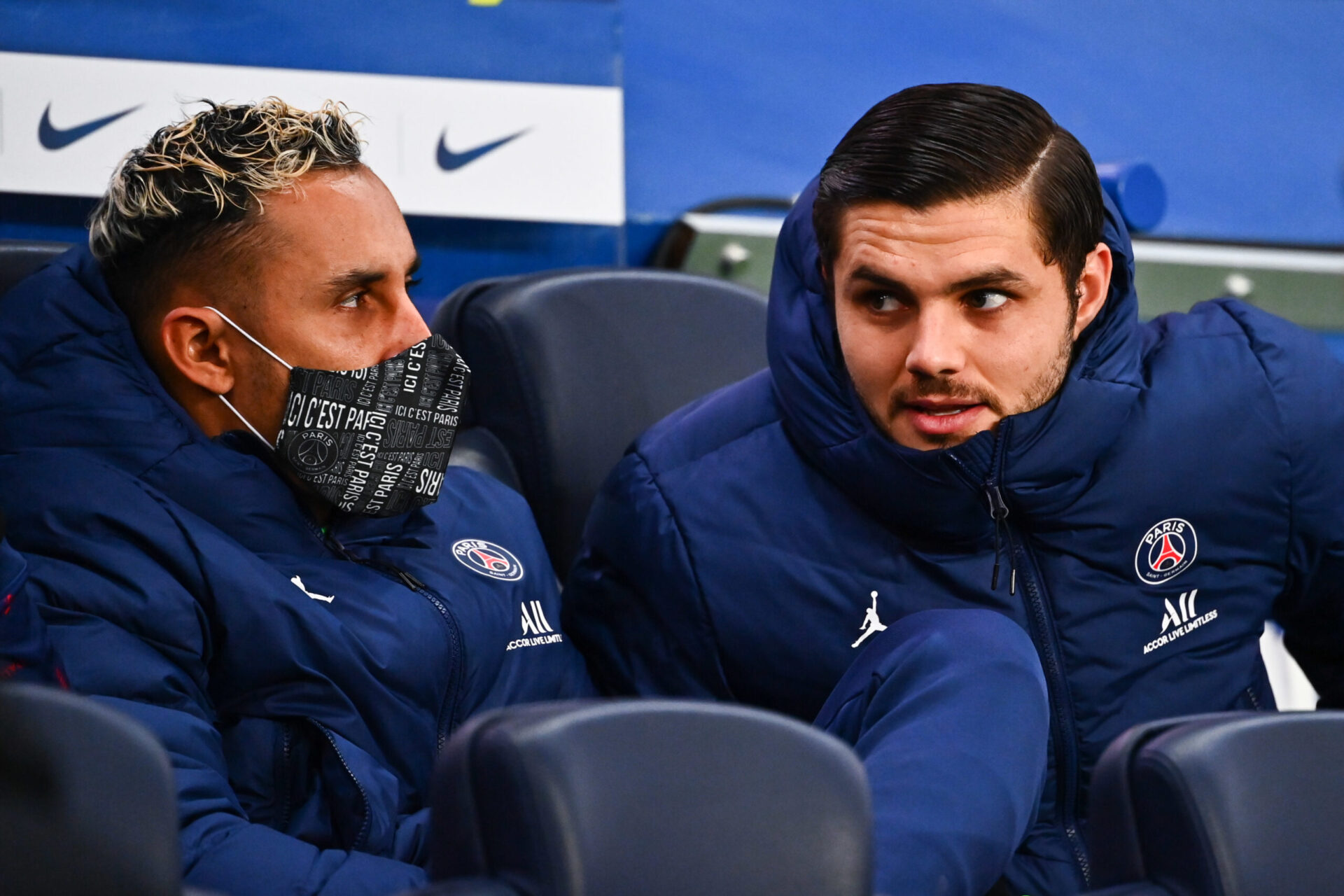 Mauro Icardi n'a &eacute;t&eacute; titulaire qu'&agrave; neuf reprises cette saison avec le PSG. Icon Sport