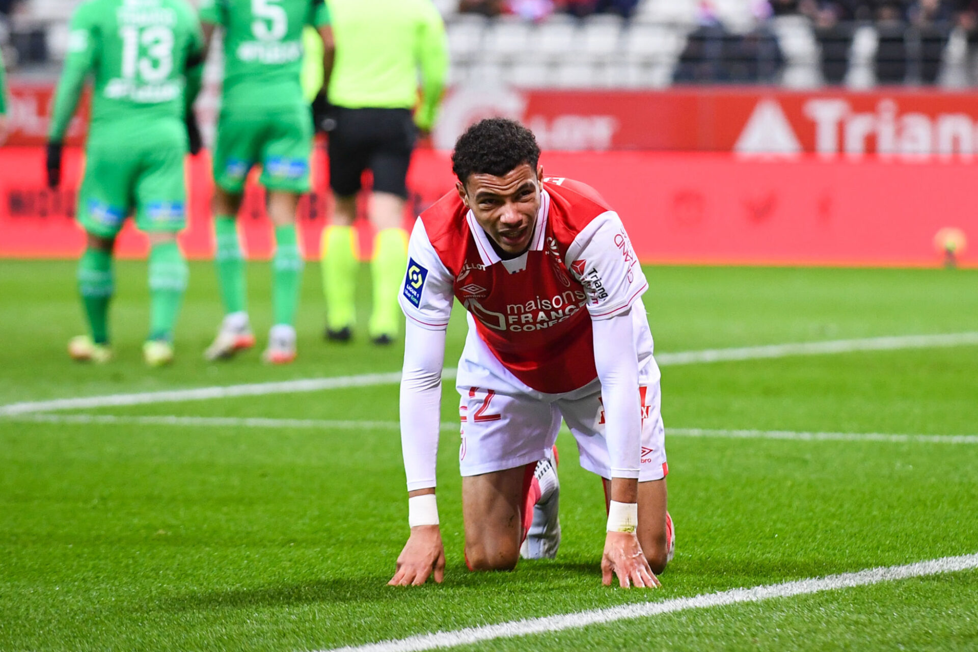 Hugo Ekitike ne sera pas bradé par le Stade de Reims. (Icon Sport) Hugo Ekitike ne sera pas bradé par le Stade de Reims. (Icon Sport)