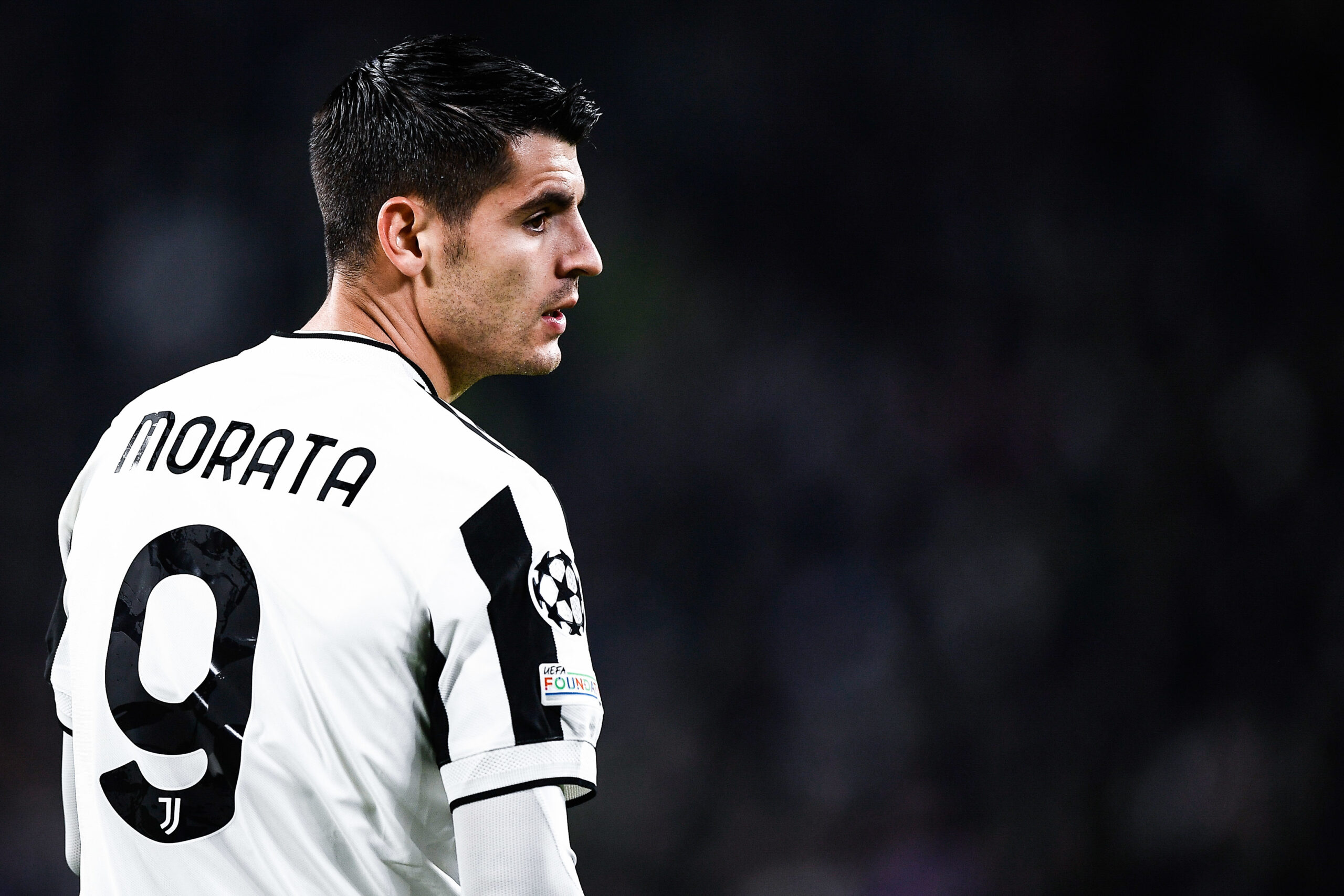 Alvaro Morata sous les couleurs de la Juventus Turin. / Icon Sport