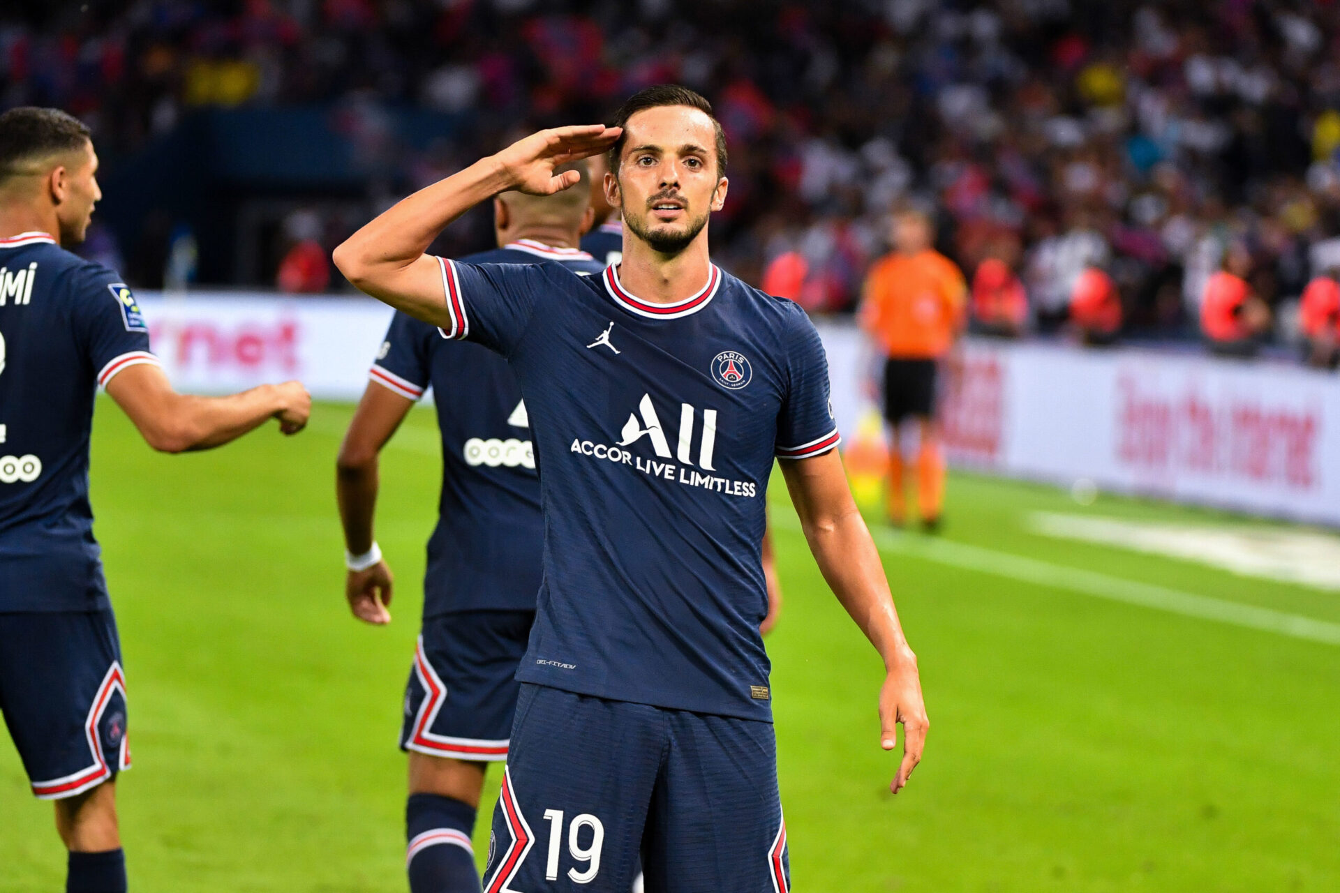 Pablo Sarabia sous les couleurs du PSG. / Icon Sport
