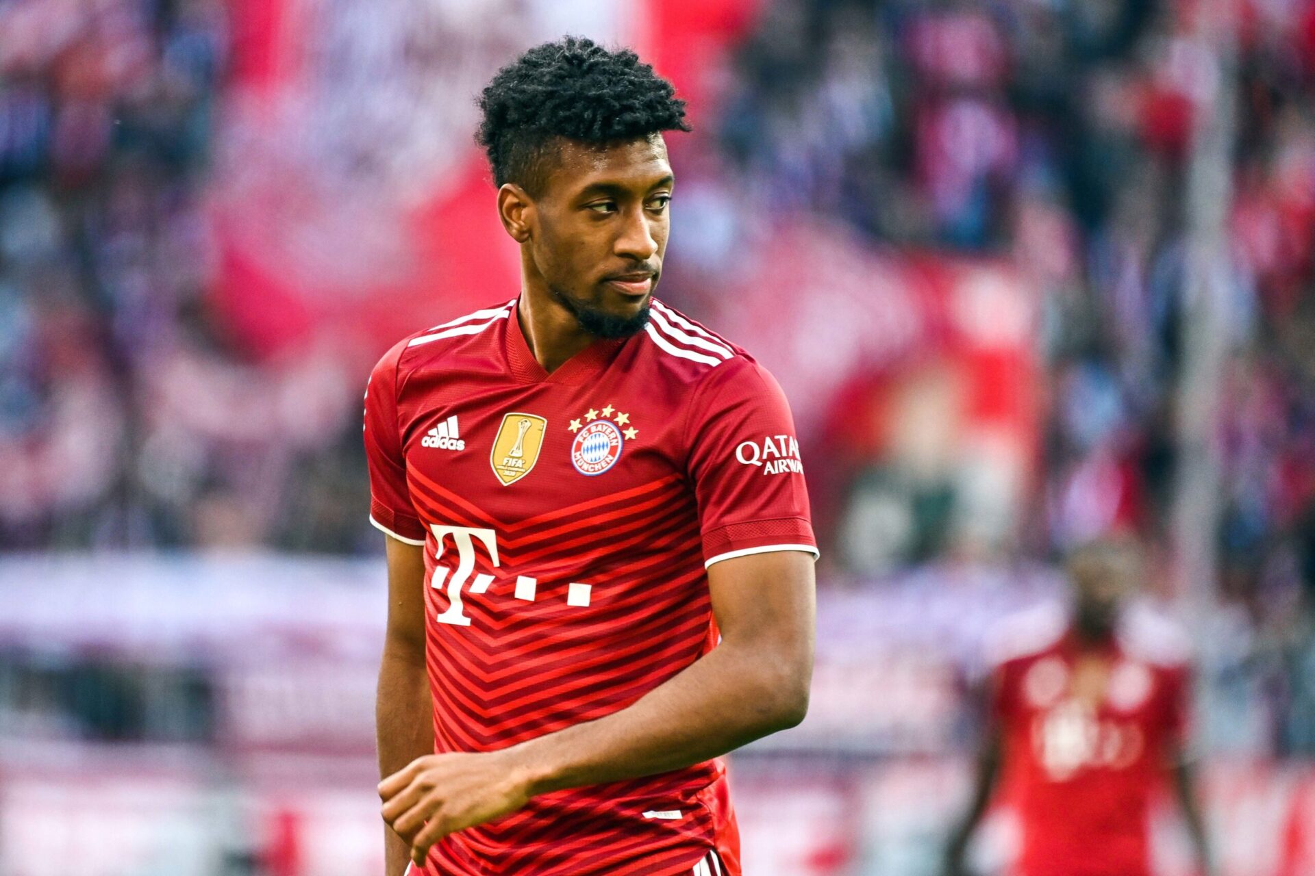 Coman est d&eacute;sormais li&eacute; jusqu'en juin 2027 avec le Bayern Munich (iconsport)