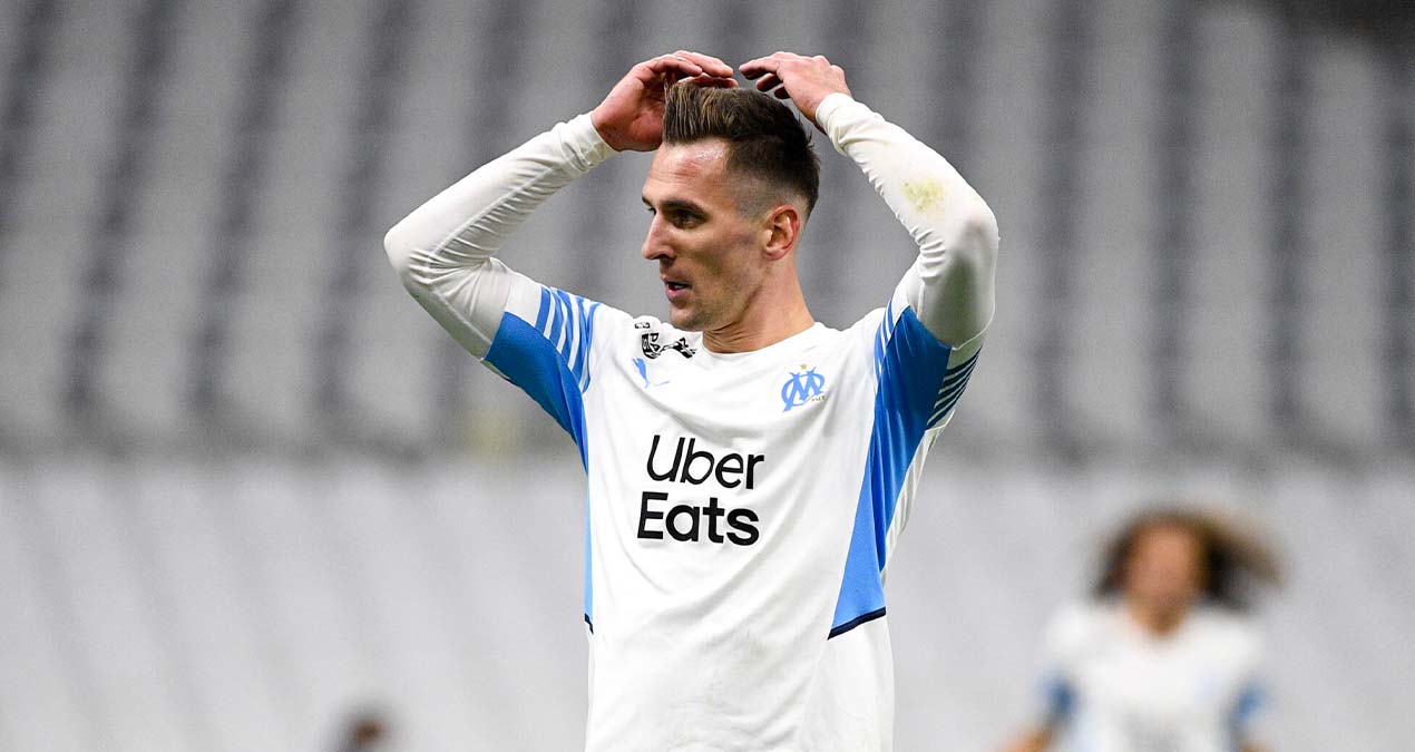 Milik n'a marqué qu'un seul but en Ligue 1 cette saison (iconsport) Milik n'a marqué qu'un seul but en Ligue 1 cette saison (iconsport)