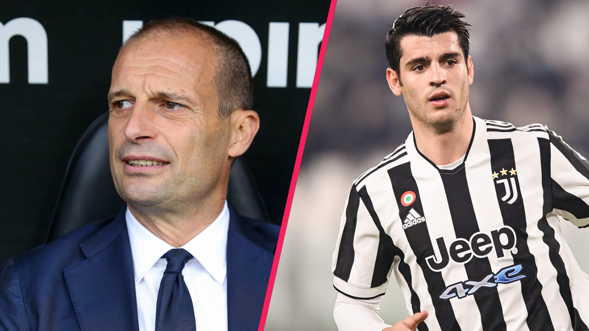 Massimiliano Allegri a affirmé en conférence de presse que Morata ne quittera pas la Juventus. Icon Sport