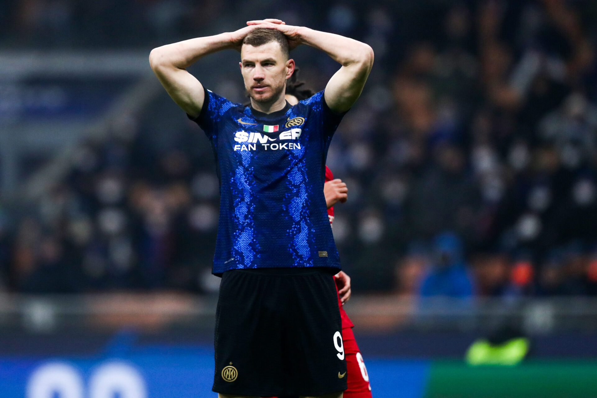 Edin Dzeko et l'Inter peuvent s'en vouloir, il y avait mieux à faire face à Liverpool / Icon sport Edin Dzeko et l'Inter peuvent s'en vouloir, il y avait mieux à faire face à Liverpool / Icon sport