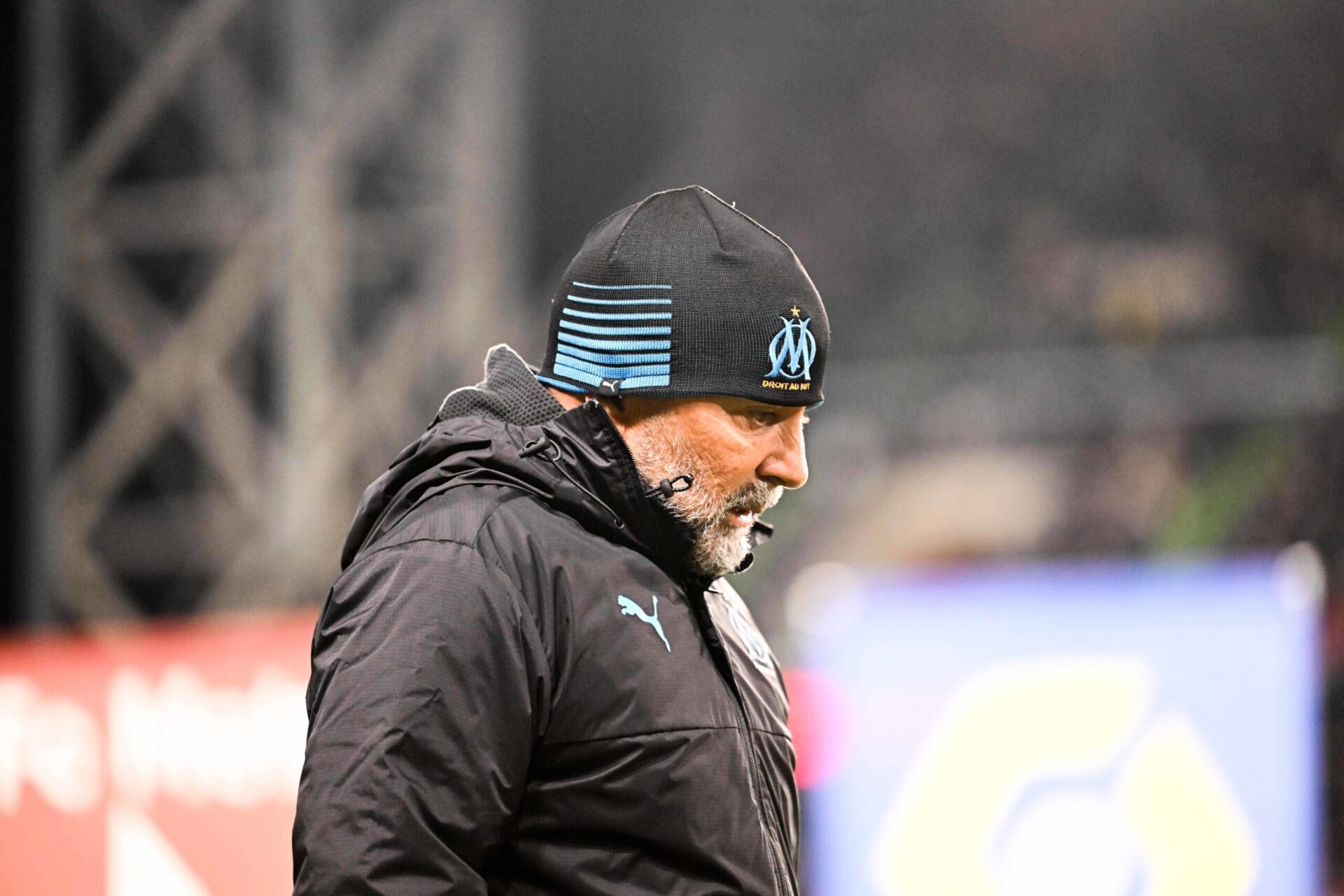 Jorge Sampaoli, l'entraîneur de l'Olympique de Marseille, semblait très satisfait du comportement de ses joueurs hier jeudi en Azerbaïdjan / Icon sport Jorge Sampaoli, l'entraîneur de l'Olympique de Marseille, semblait très satisfait du comportement de ses joueurs hier jeudi en Azerbaïdjan / Icon sport