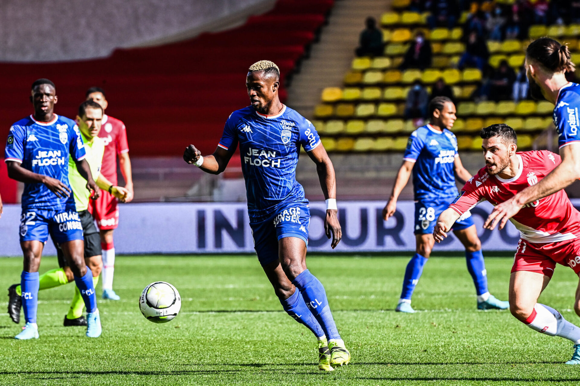 Le FC Lorient a tenu le choc contre l'AS Monaco. Icon Sport Le FC Lorient a tenu le choc contre l'AS Monaco. Icon Sport