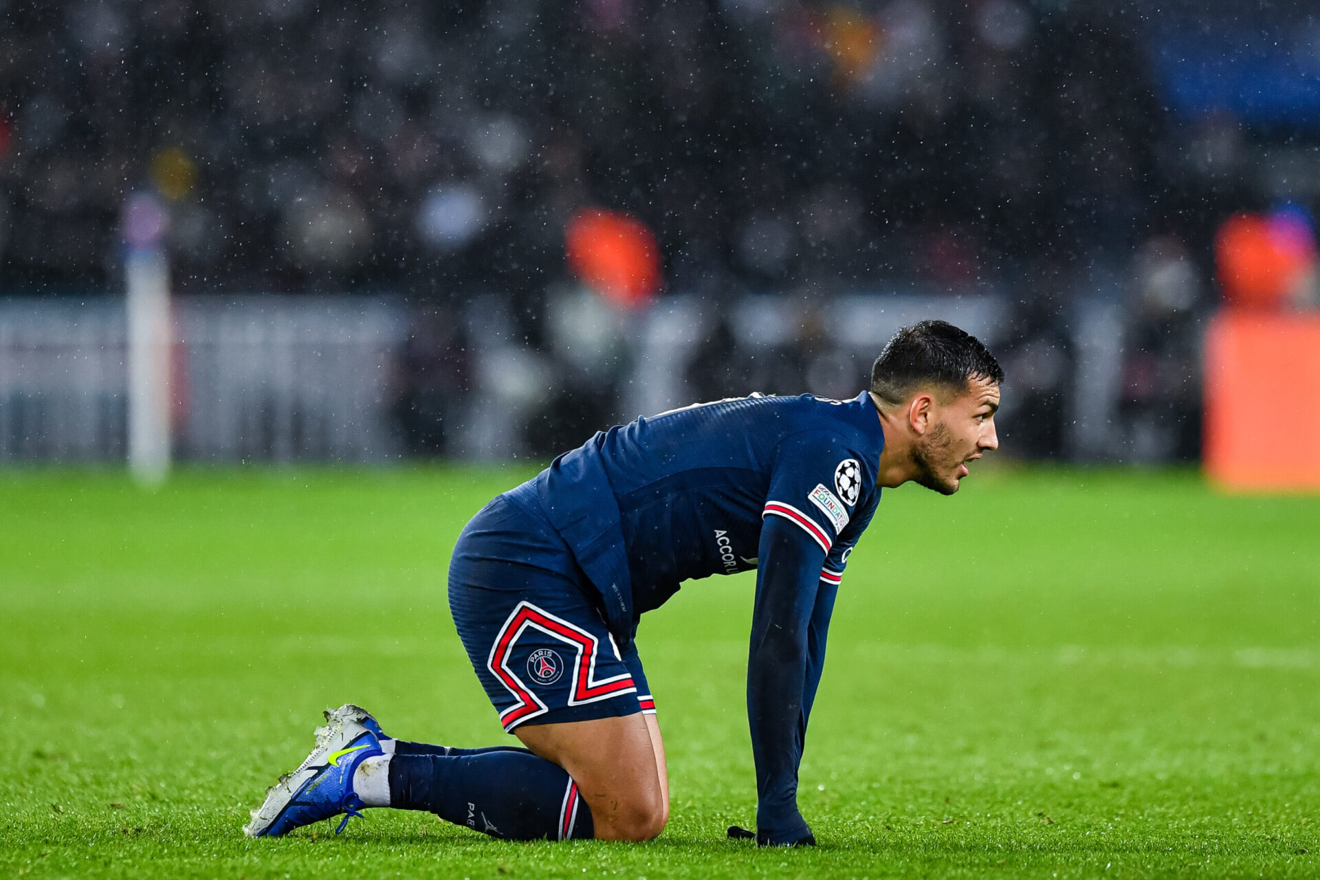 Mauricio Pochettino est focalisé sur le match de Nantes en Ligue 1/Icon Sport Mauricio Pochettino est focalisé sur le match de Nantes en Ligue 1/Icon Sport